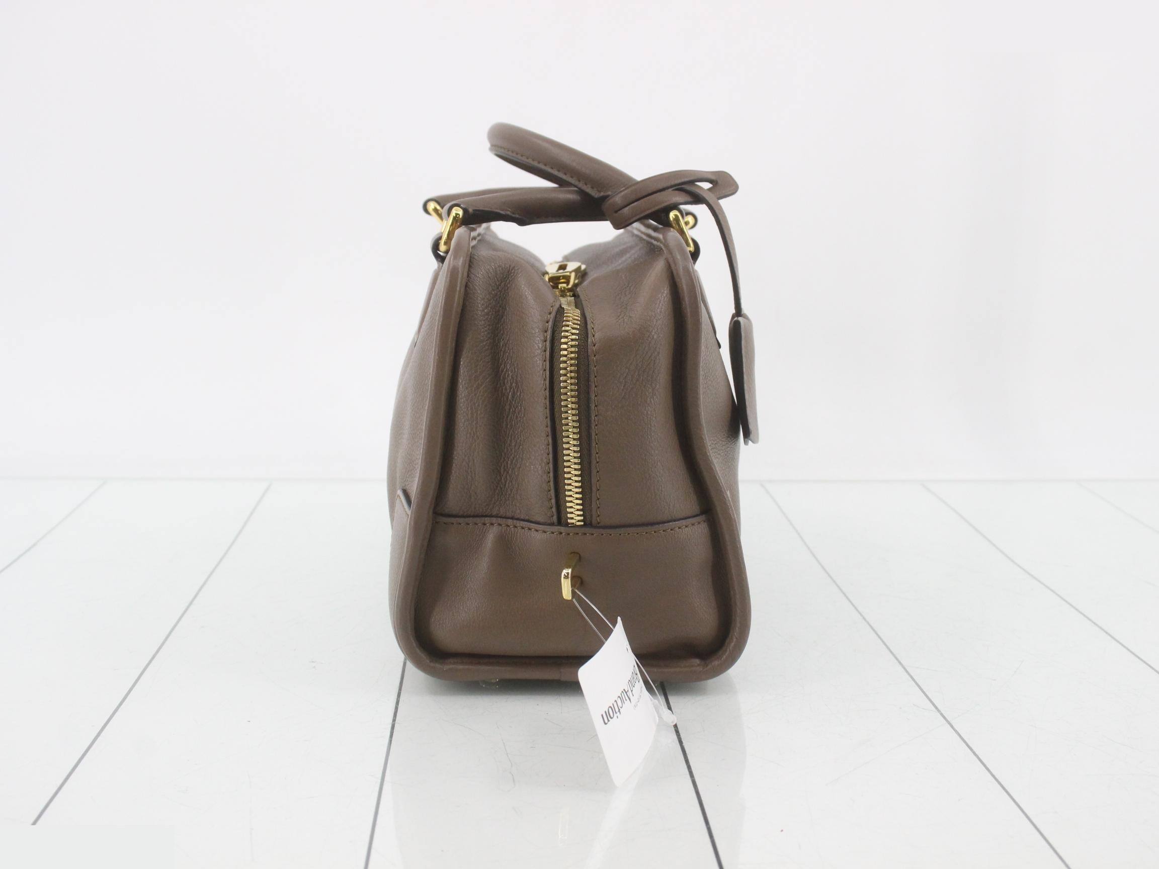 Amazona handbag, leather, brown — view 4