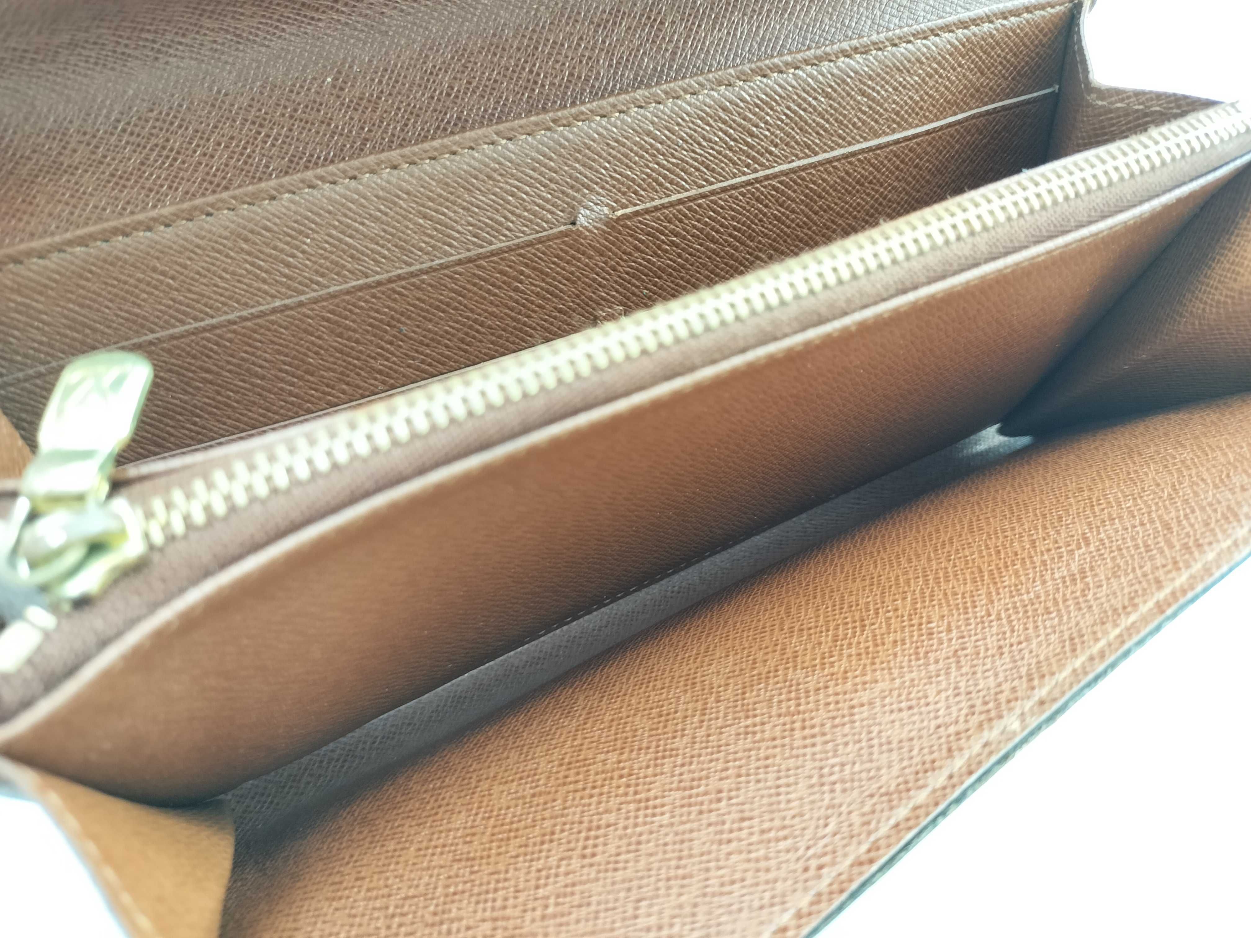 Monogram Wallet Louis Vuitton Monogram Portefeuille Sarah Long Wallet — view 11