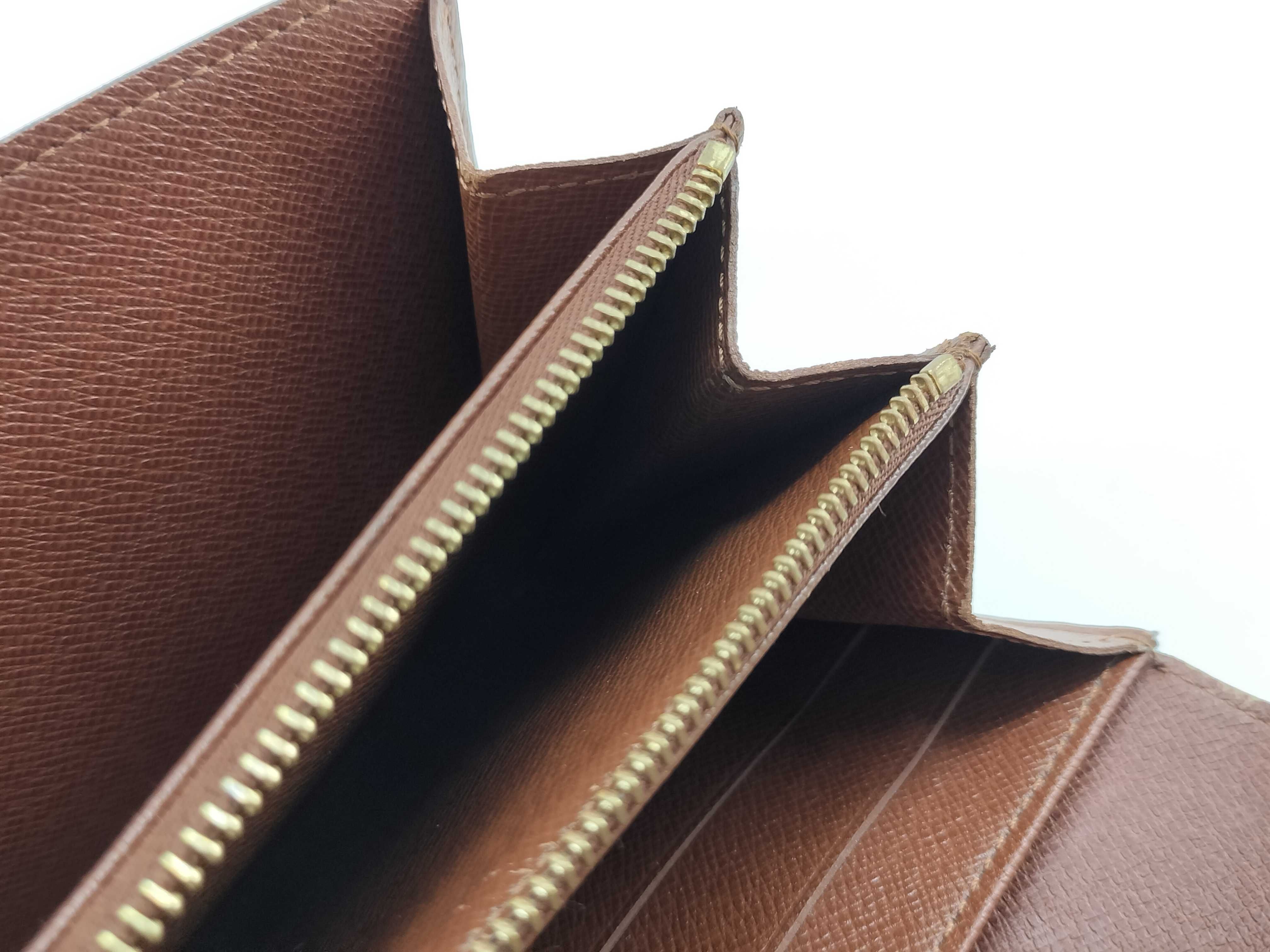Monogram Wallet Louis Vuitton Monogram Portefeuille Sarah Long Wallet — view 14