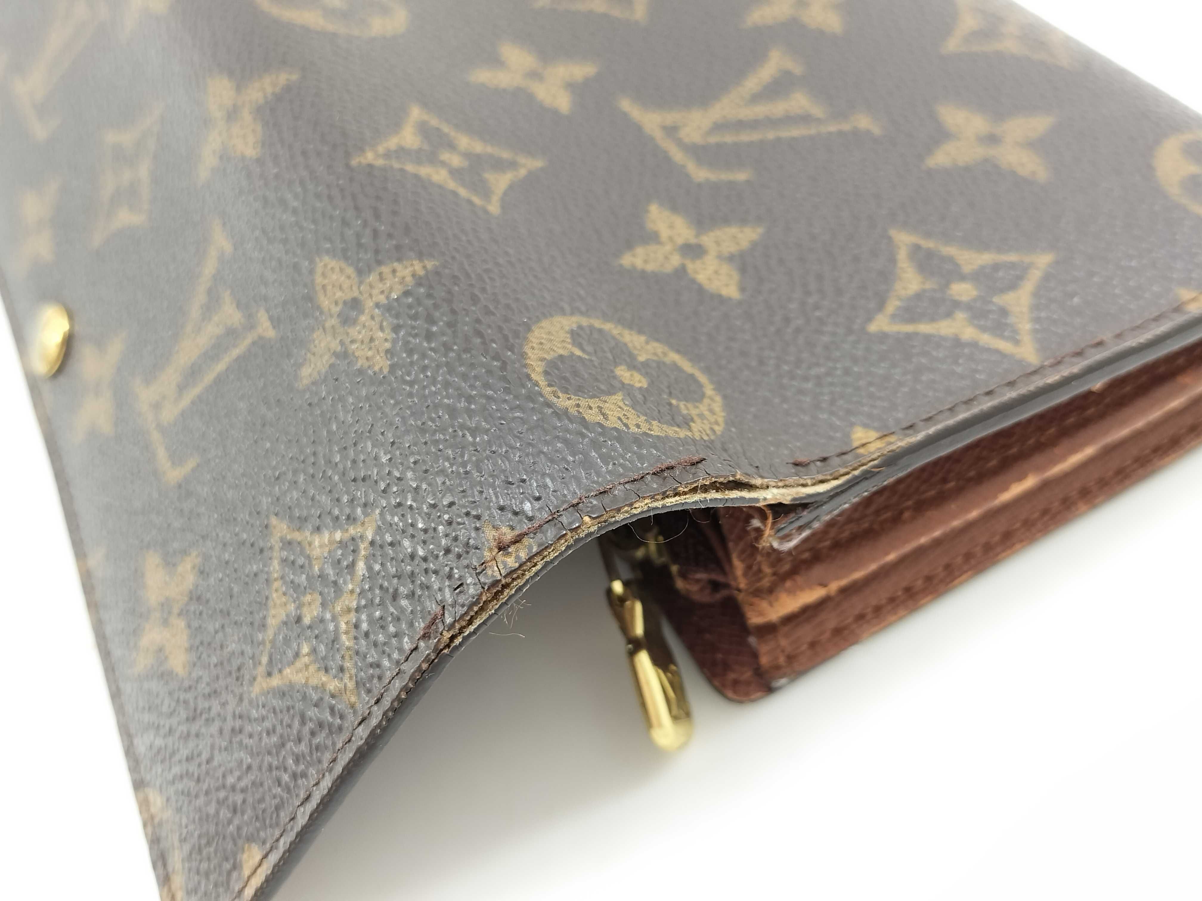 Monogram Wallet Louis Vuitton Monogram Portefeuille Sarah Long Wallet — view 15