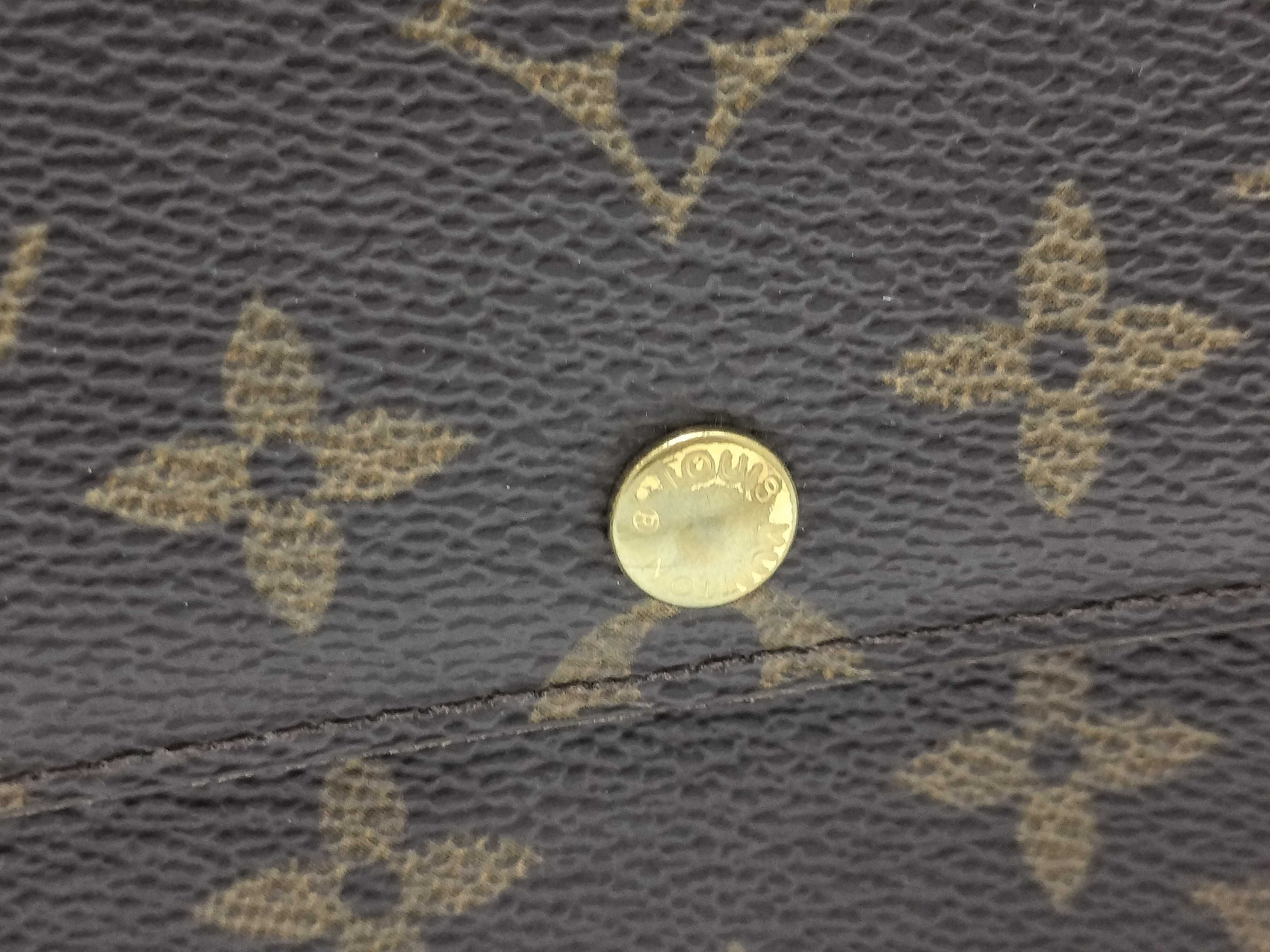 Monogram Wallet Louis Vuitton Monogram Portefeuille Sarah Long Wallet — view 7