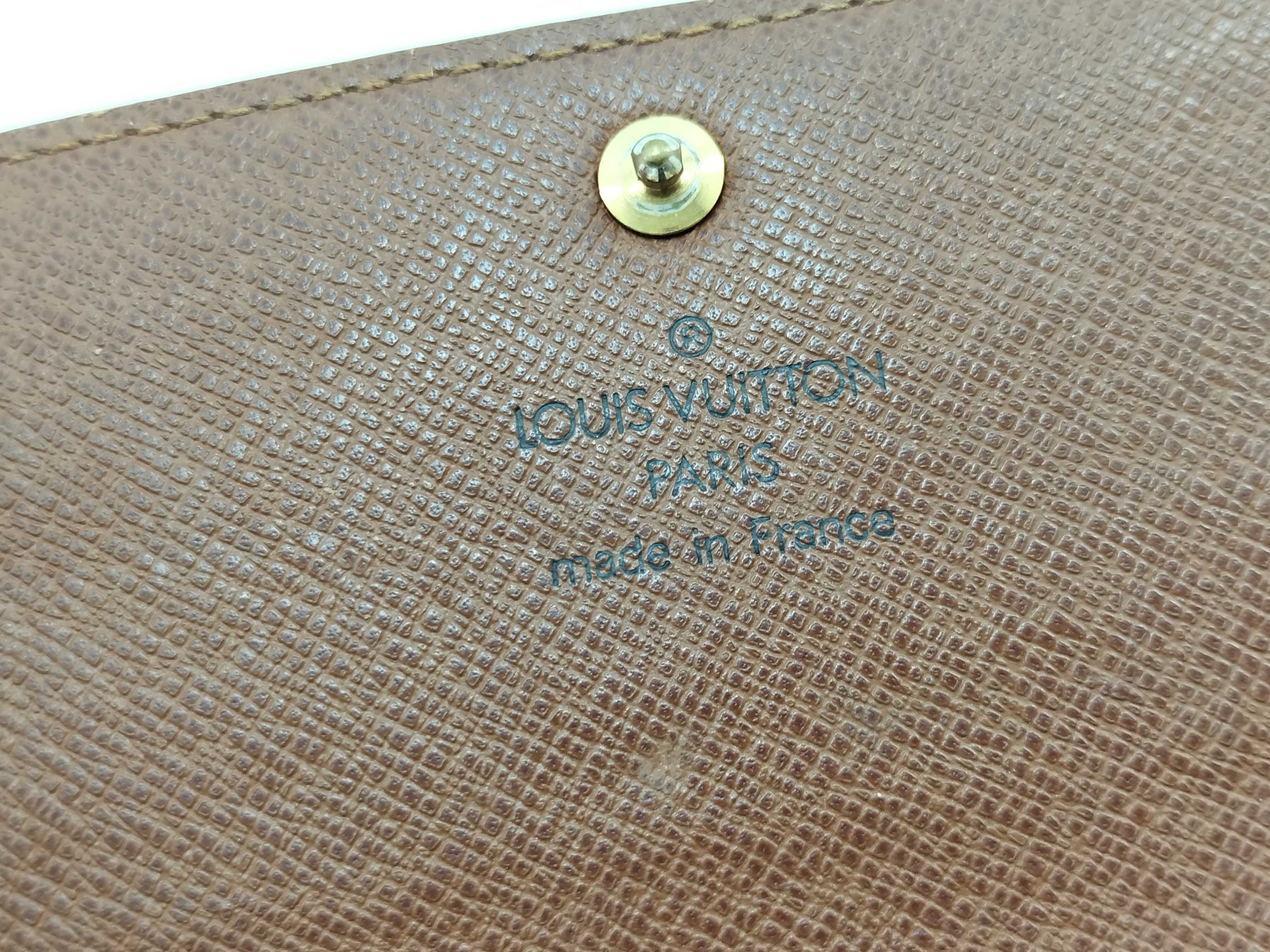 Monogram Wallet Louis Vuitton Monogram Portefeuille Sarah Long Wallet — view 10