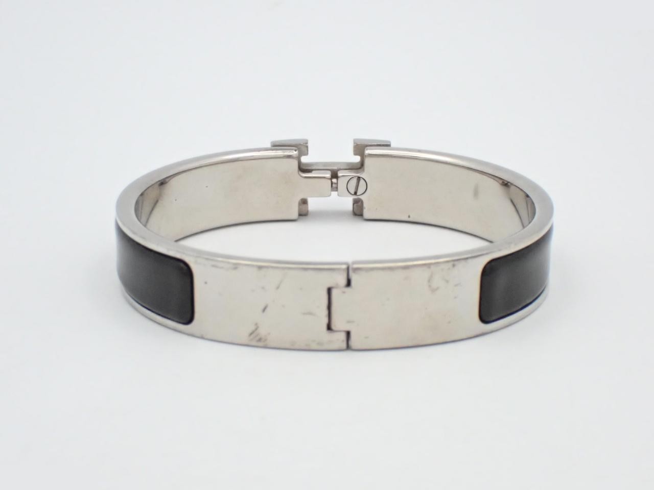 Bracelet, "Click H", Black, Wrist circumference approximately 16cm — view 2