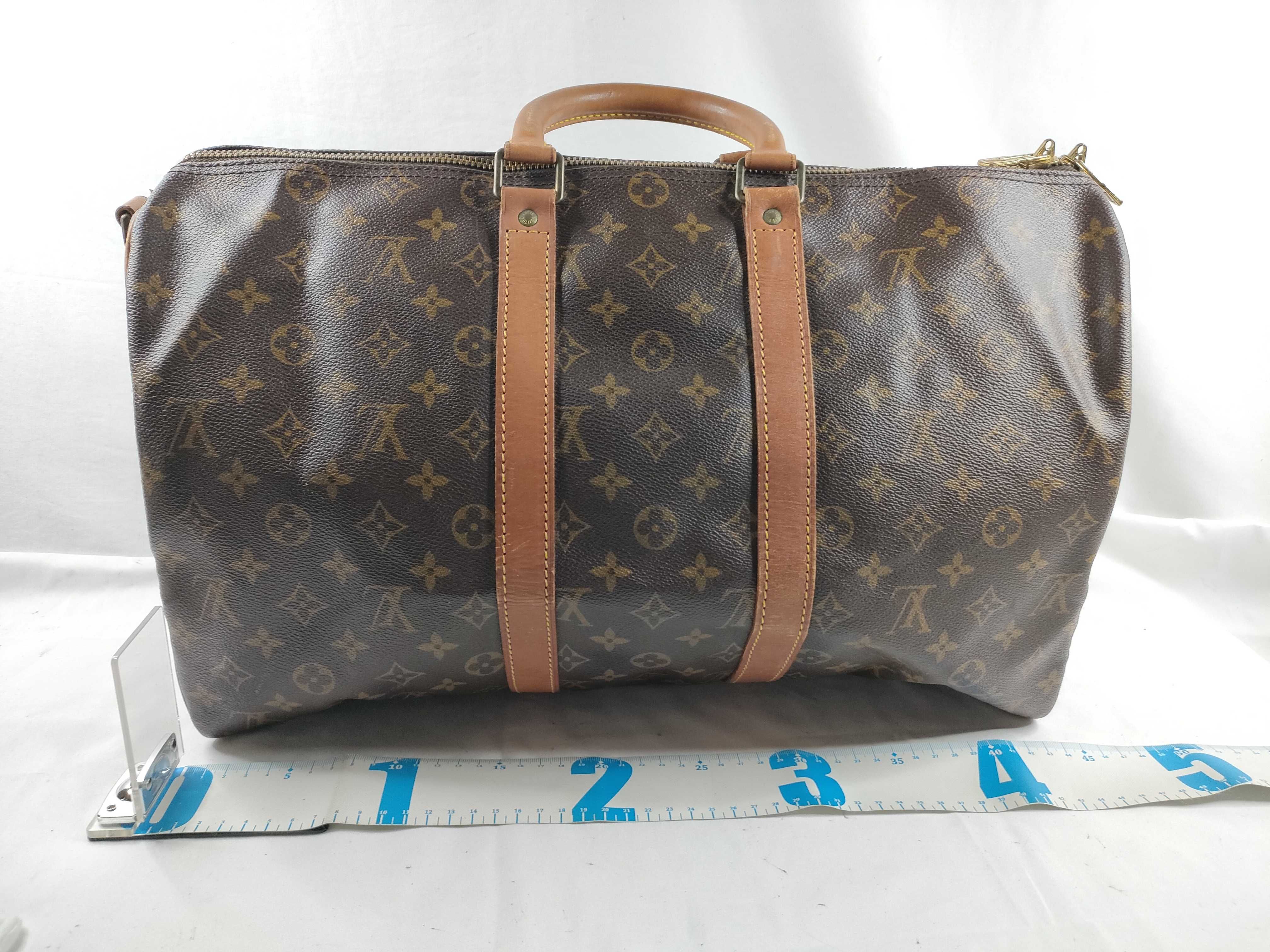 Monogram HK- M41418 Monogram Keepall Bandoulière 45 Boston Bag — view 2