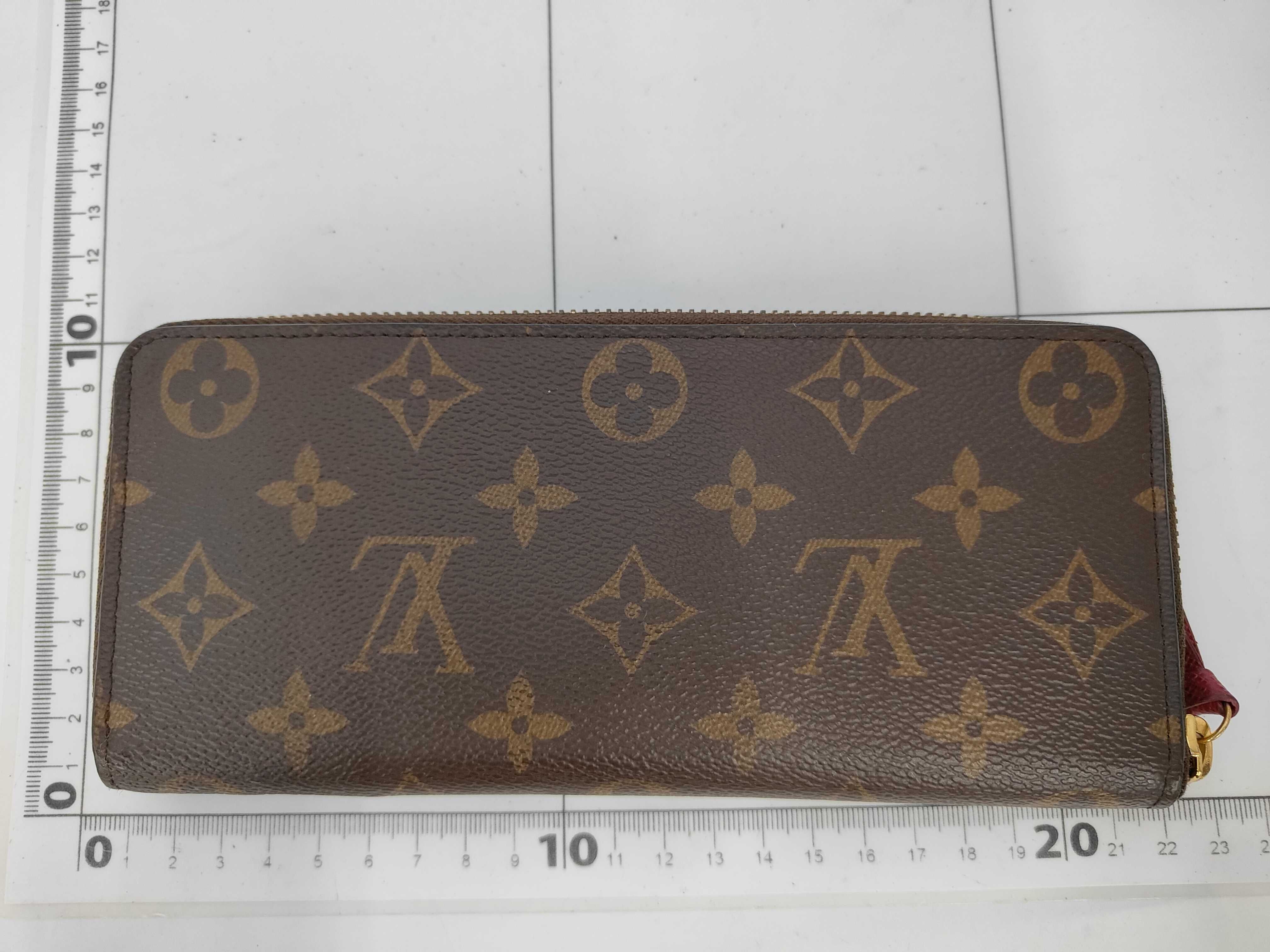 Monogram Portefeuille Clemence IC Tag Fuchsia Gold Hardware CT4270 Wallet — view 2