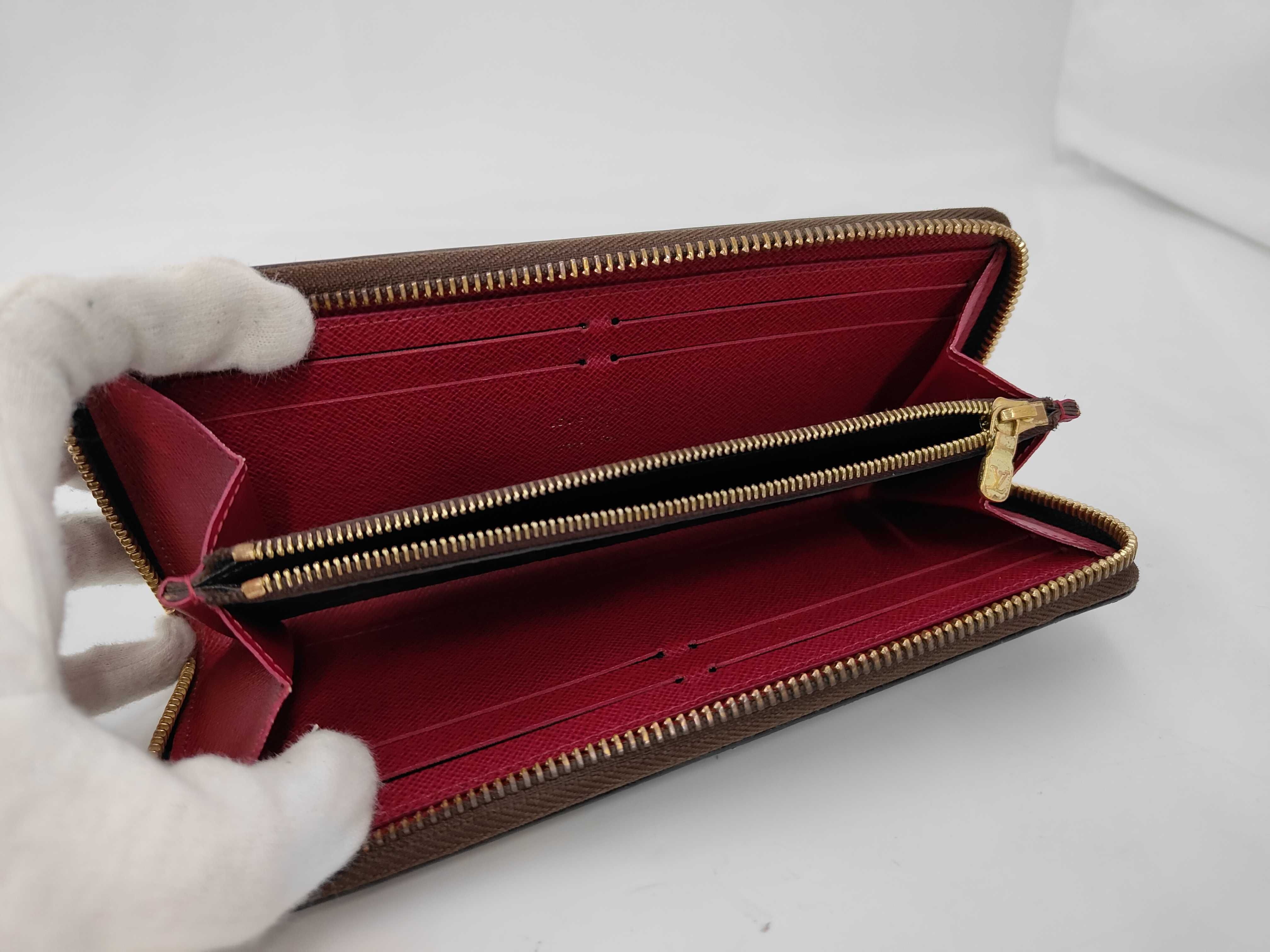 Monogram Portefeuille Clemence IC Tag Fuchsia Gold Hardware CT4270 Wallet — view 5
