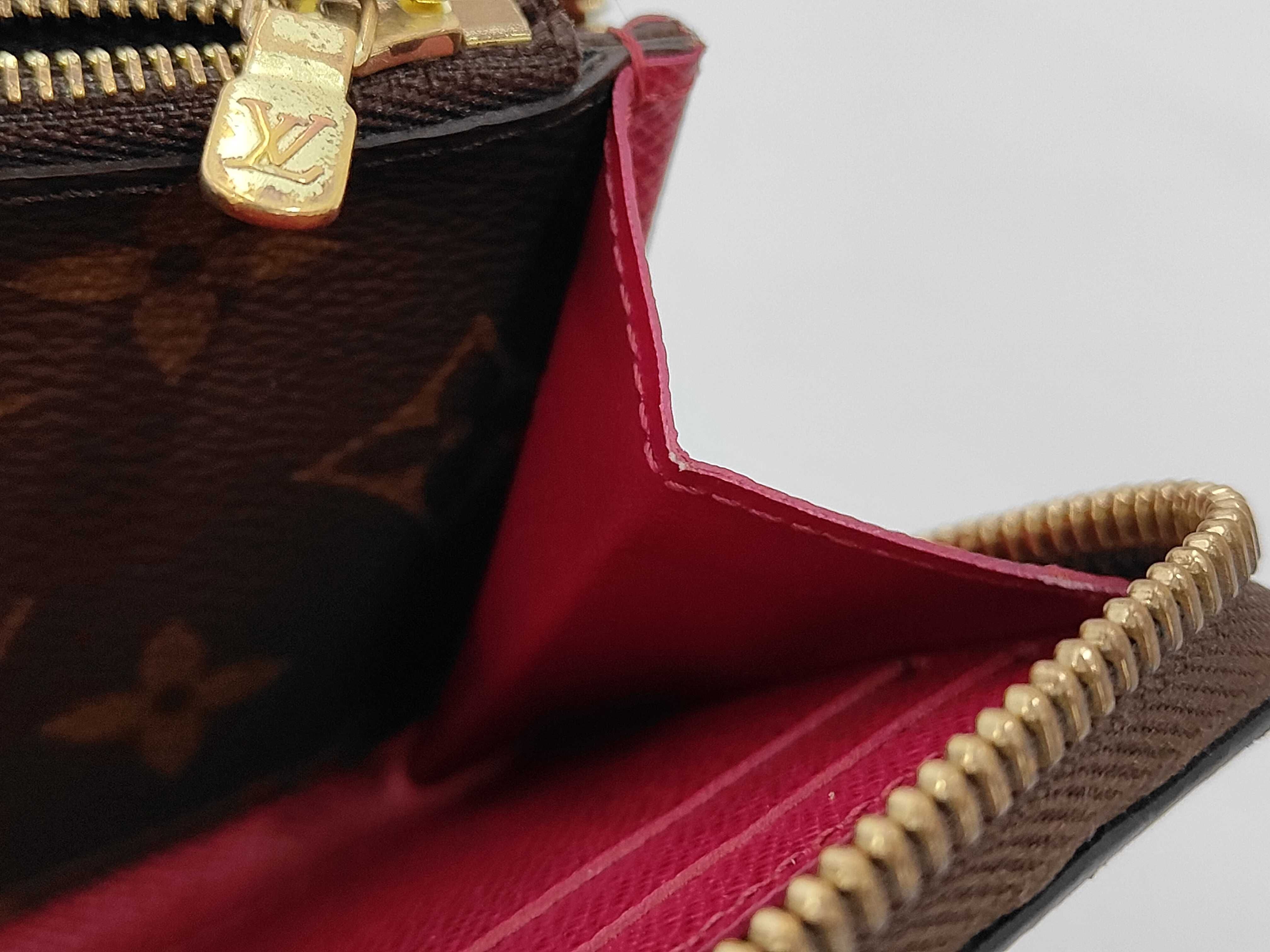 Monogram Portefeuille Clemence IC Tag Fuchsia Gold Hardware CT4270 Wallet — view 7