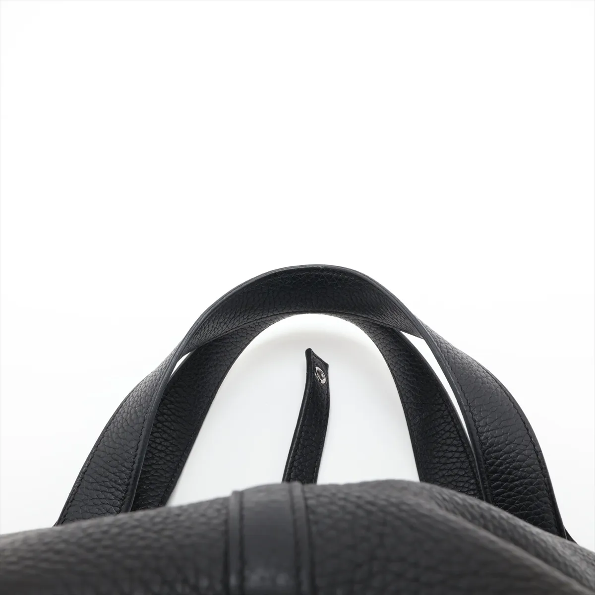 Picotin Lock 22 MM Taurillon Clemence Black Silver Hardware A: 2017 — view 6