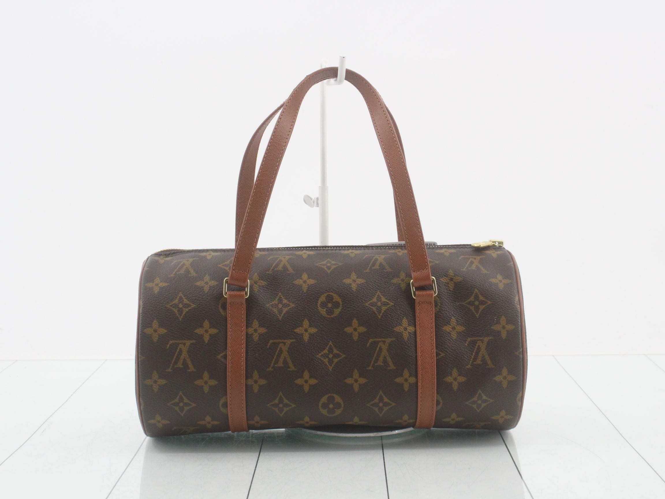 Monogram Papillon 30 handbag with pouch — view 2
