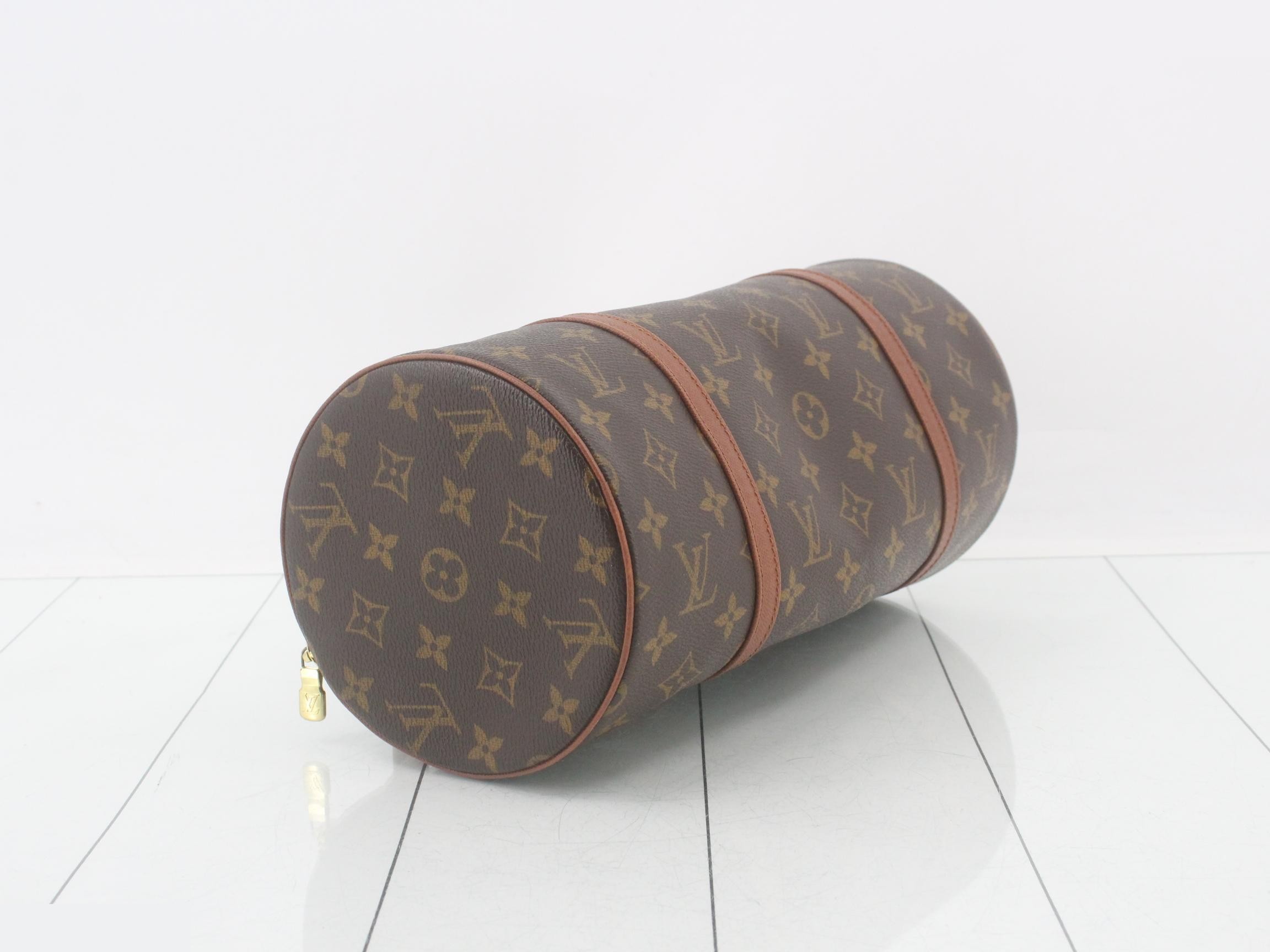 Monogram Papillon 30 handbag with pouch — view 5