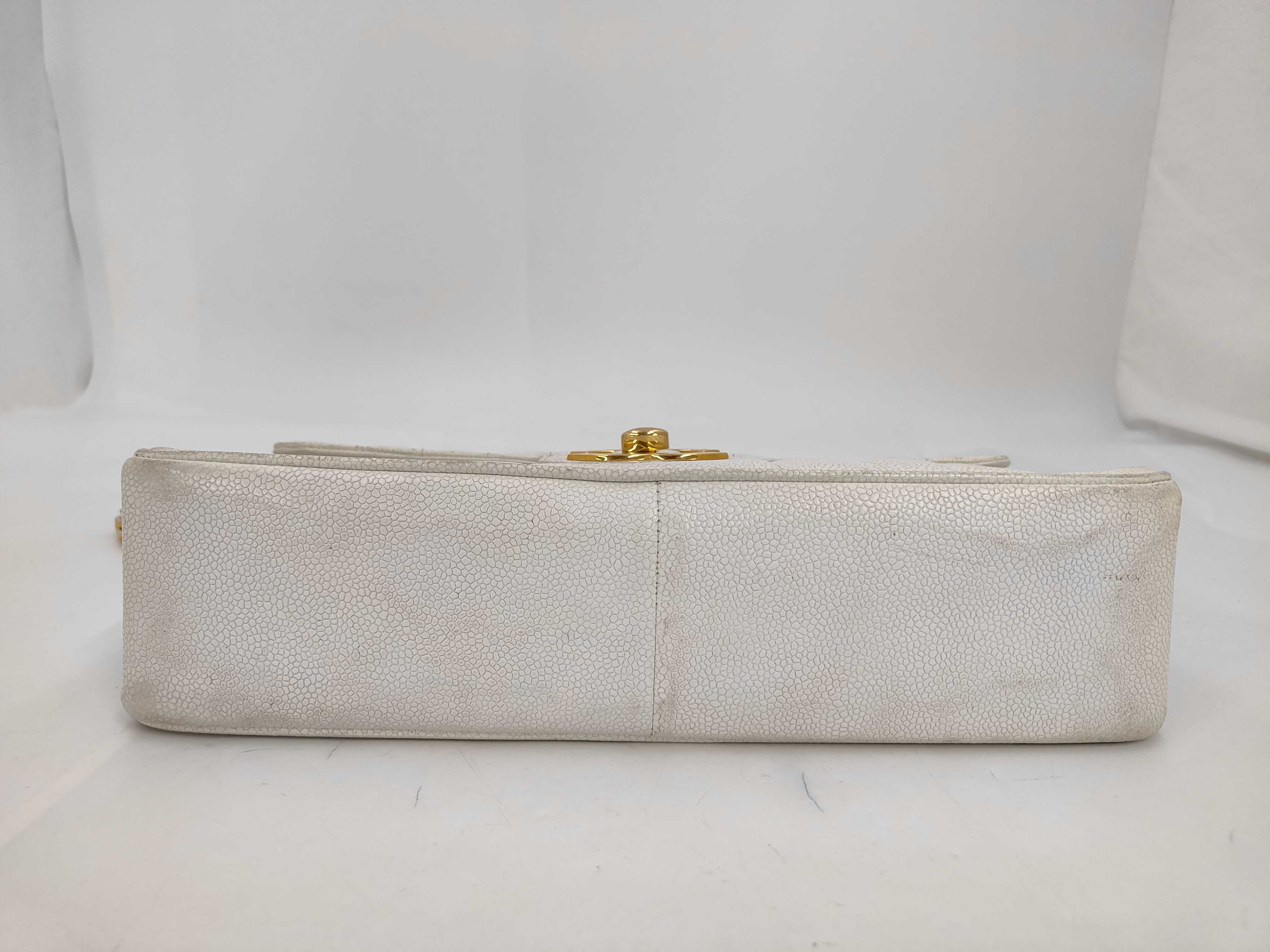 Mademoiselle Chain Caviar Skin Shoulder Bag — view 4