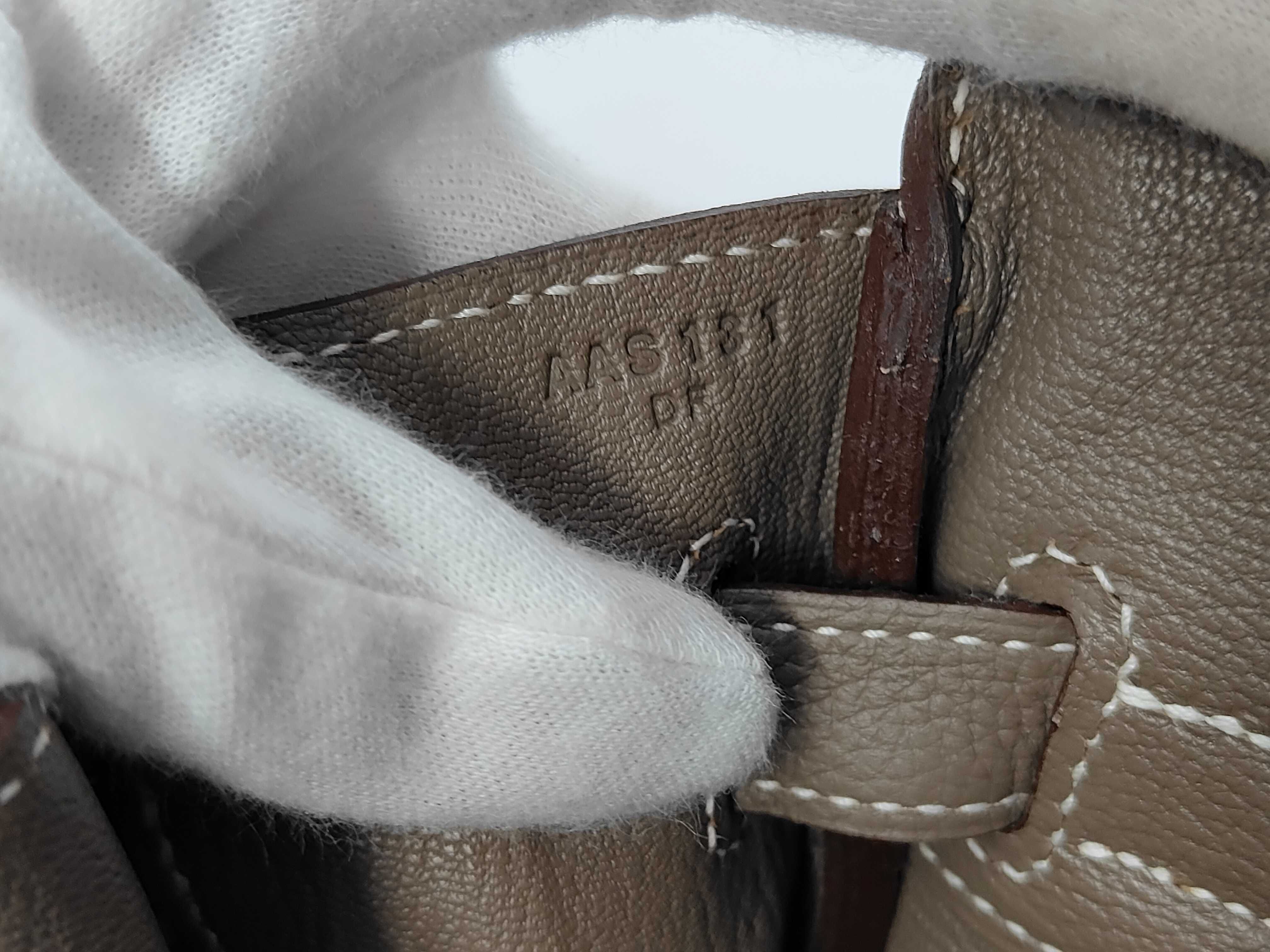 Birkin 30, A stamp, Etoupe, Silver hardware, Handbag — view 13