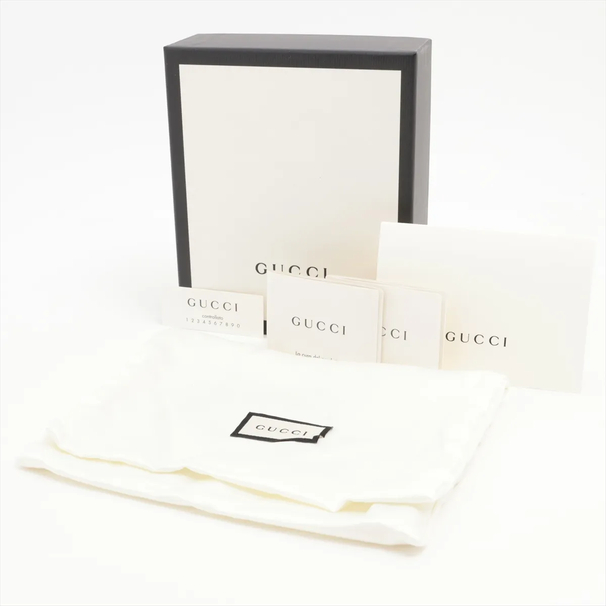 Double G Bicolor Medium Wallet 598587 Leather Compact Wallet Beige — view 9