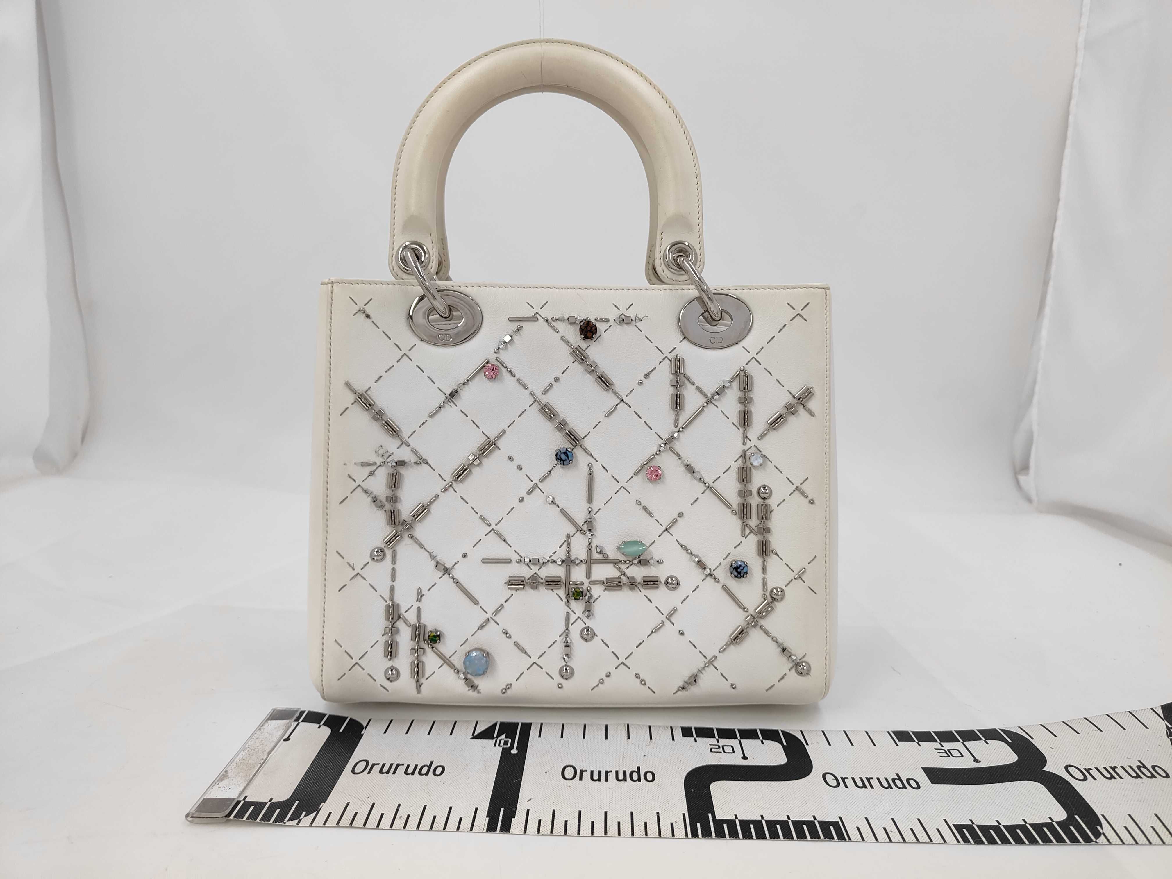 Lady Dior Leather Jewel 2-Way Handbag — view 2
