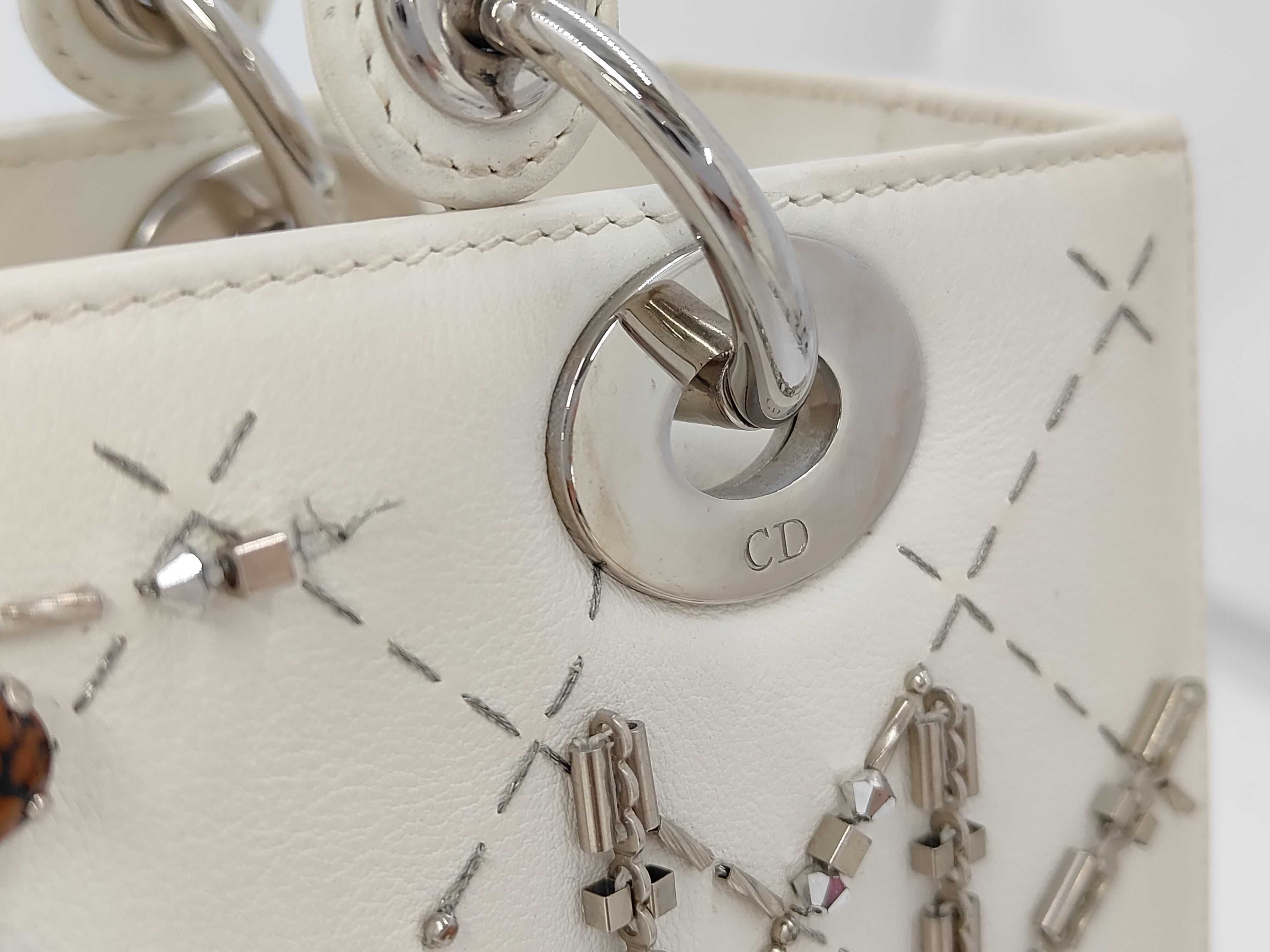 Lady Dior Leather Jewel 2-Way Handbag — view 3