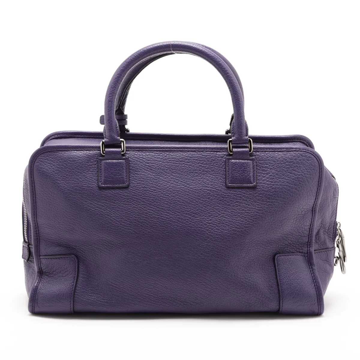 Amazona 36 Leather Handbag, Purple — view 2
