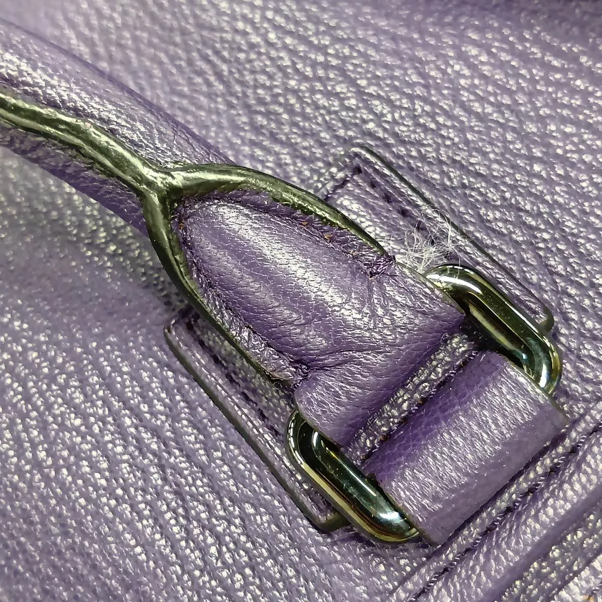 Amazona 36 Leather Handbag, Purple — view 12