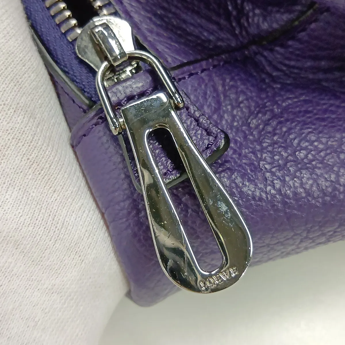 Amazona 36 Leather Handbag, Purple — view 14