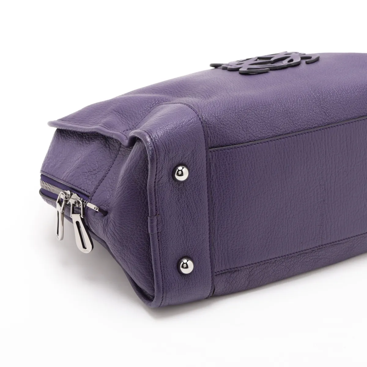 Amazona 36 Leather Handbag, Purple — view 4