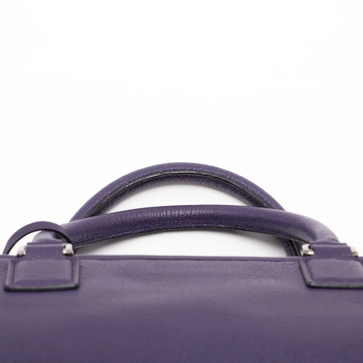 Amazona 36 Leather Handbag, Purple — view 6