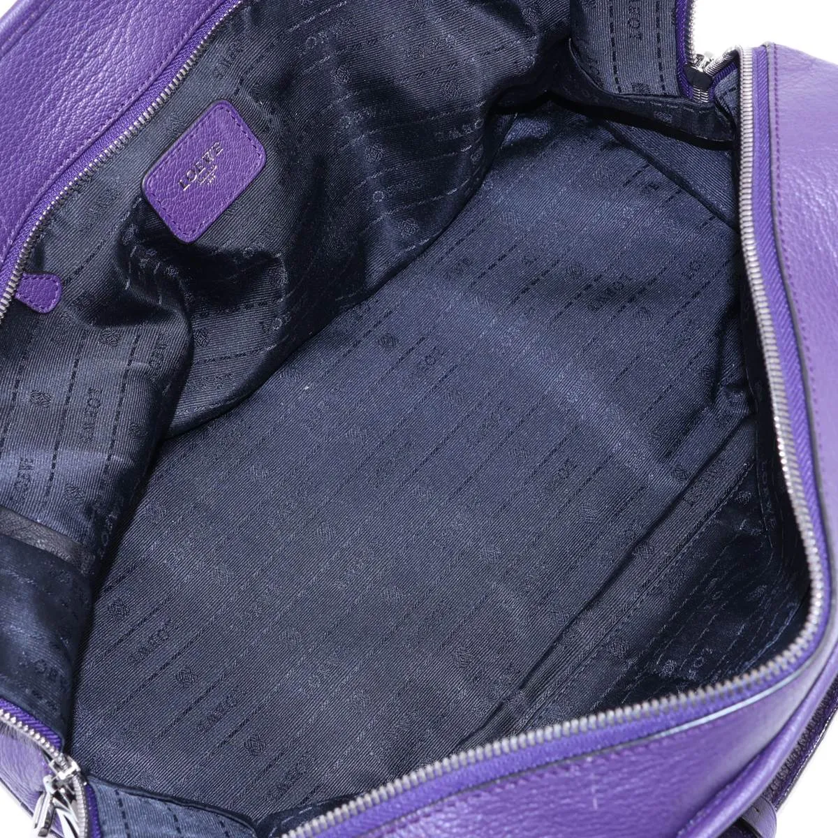 Amazona 36 Leather Handbag, Purple — view 7