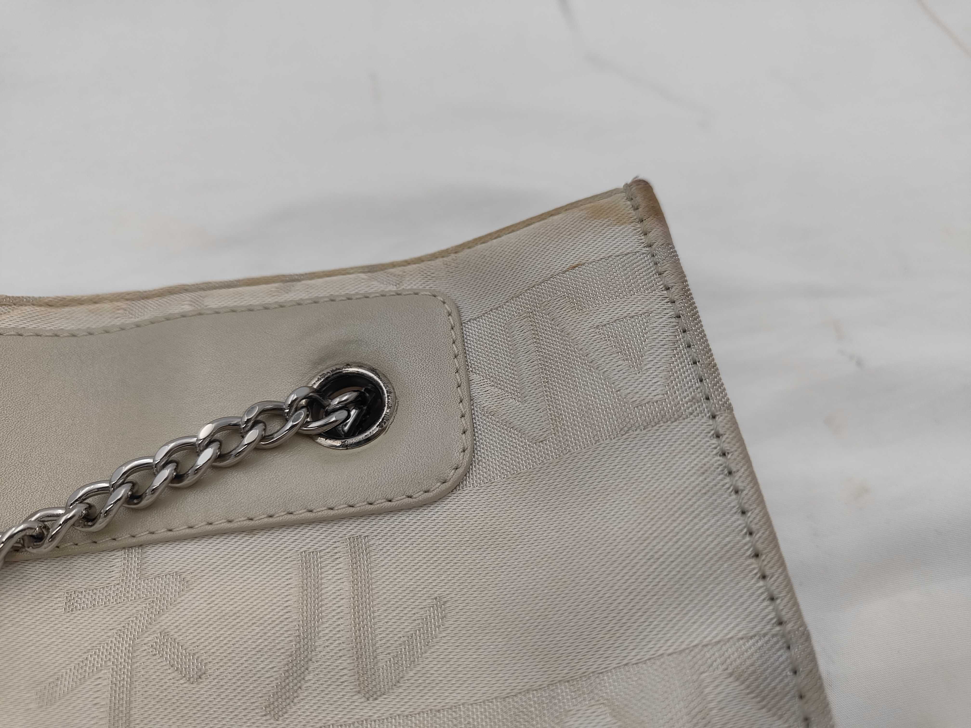 Ginza Limited Ephemer Shoulder Bag Canvas x Leather White x Silver SV Hardware 9567851 Shoulder Bag — view 14