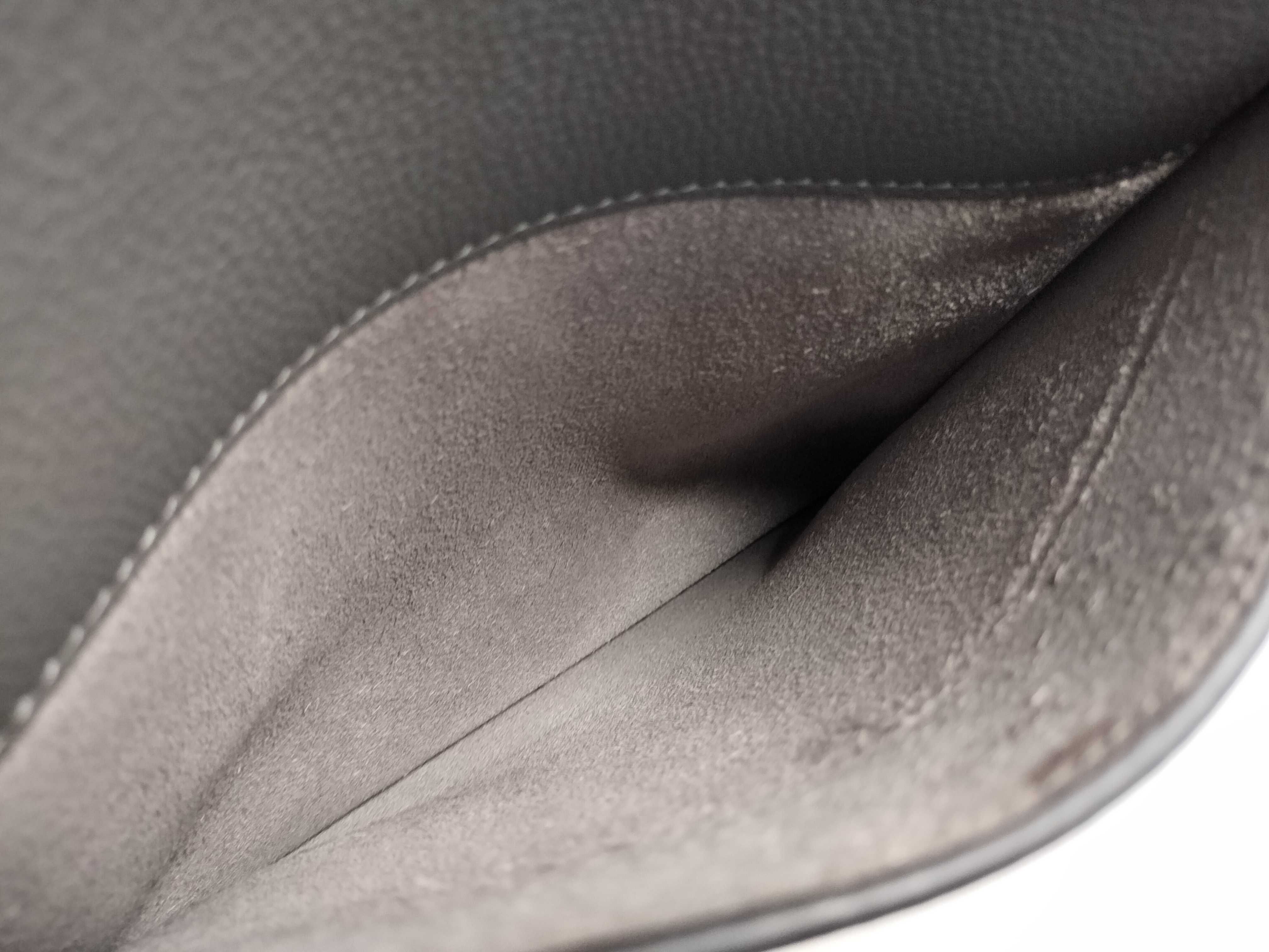 Grey Calfskin Sangour Shoulder Bag — view 13