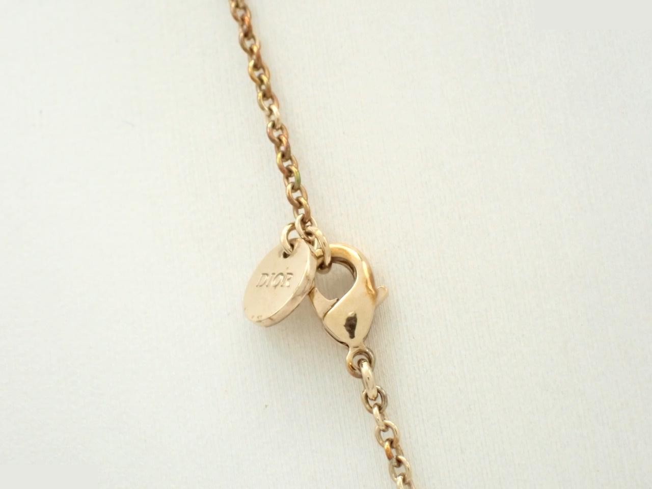 Rhinestone necklace, chain approximately 50cm — view 2