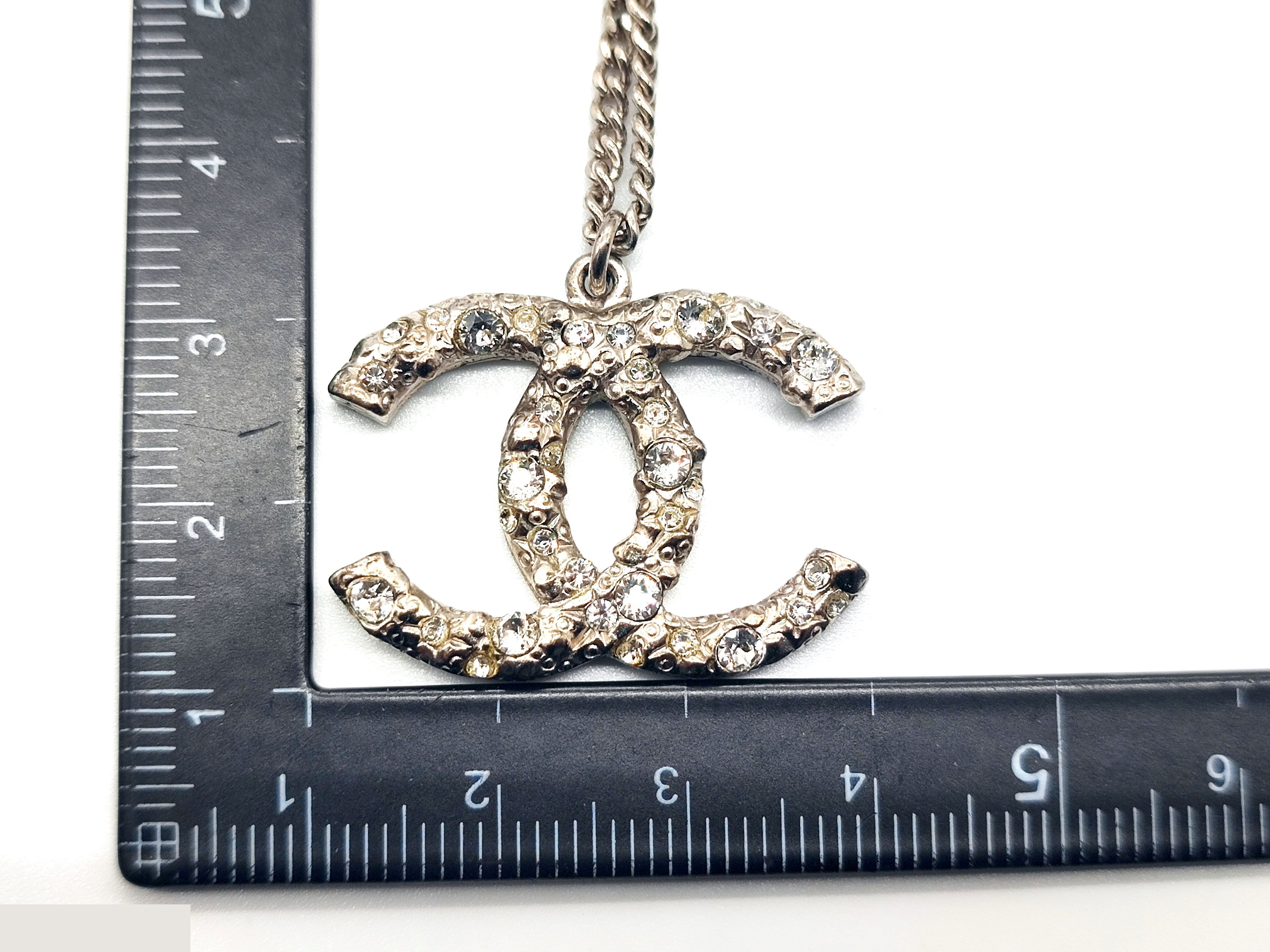 Coco Mark Rhinestone Necklace A14P, Chain approx. 60cm — view 3
