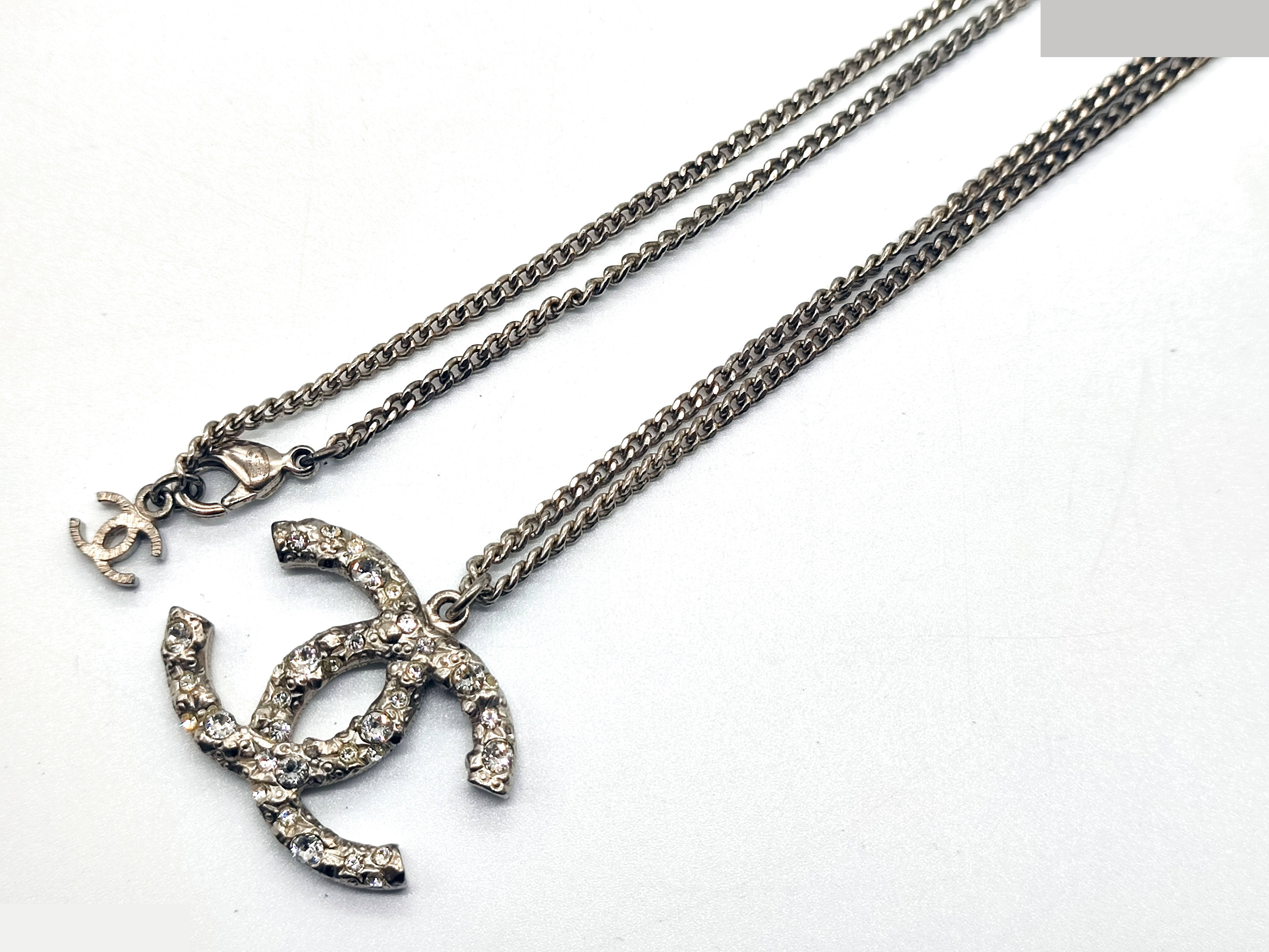 Coco Mark Rhinestone Necklace A14P, Chain approx. 60cm — view 5