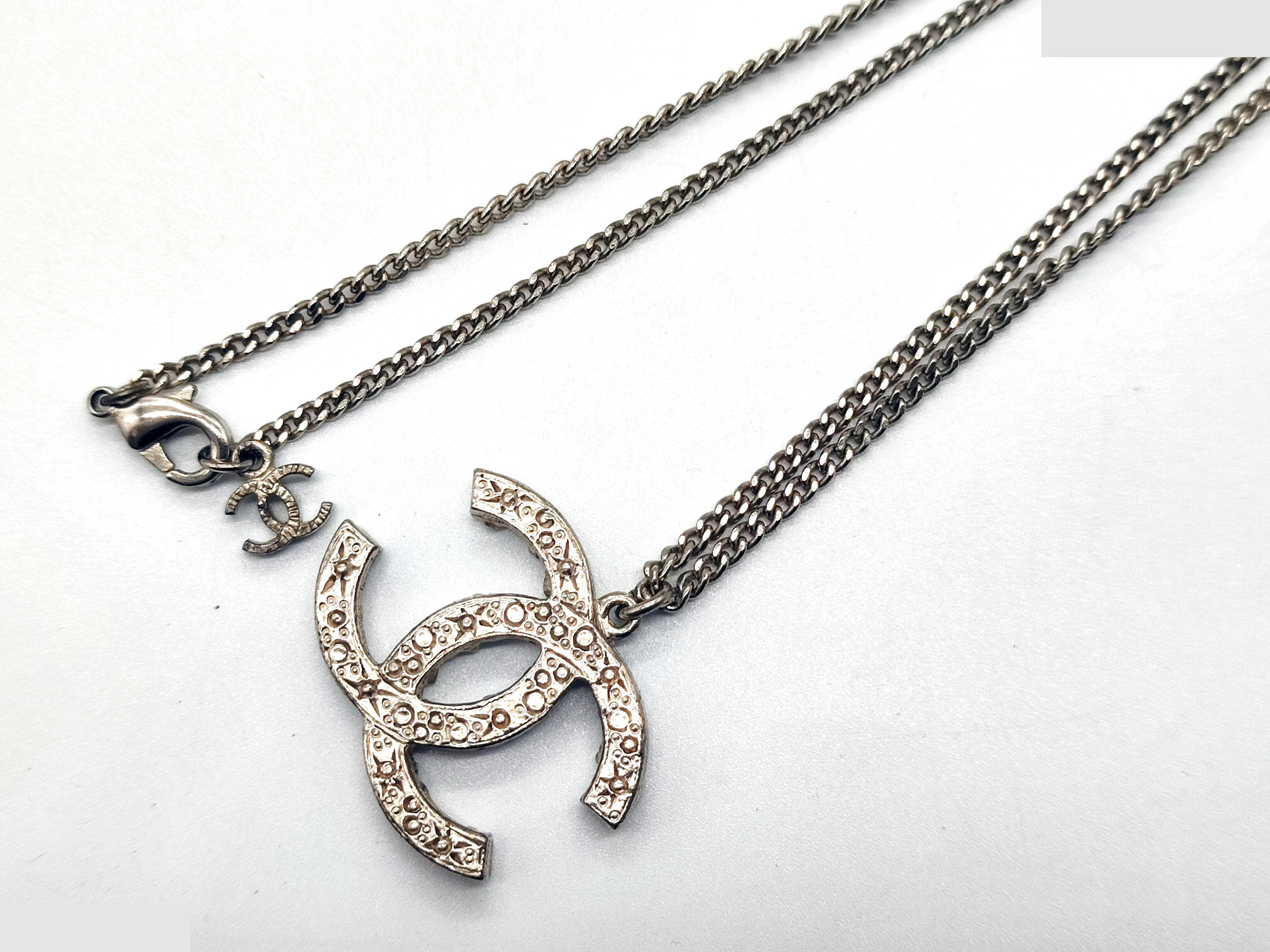 Coco Mark Rhinestone Necklace A14P, Chain approx. 60cm — view 8