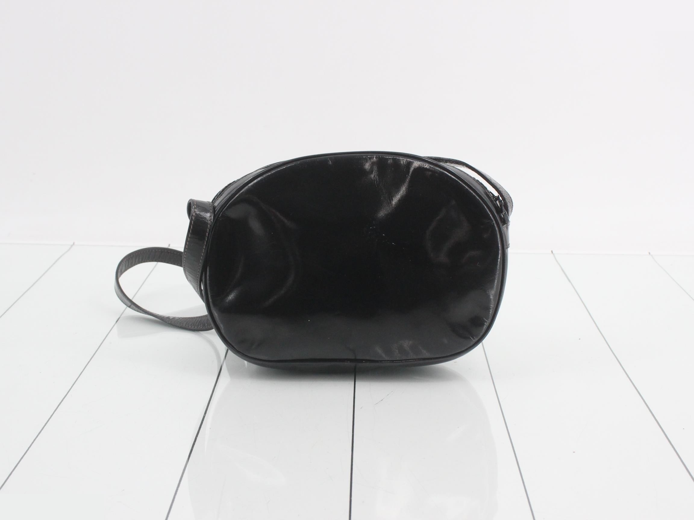 Leather Horse Carriage Triomphe Shoulder Bag with Horse Carriage Hardware — view 2