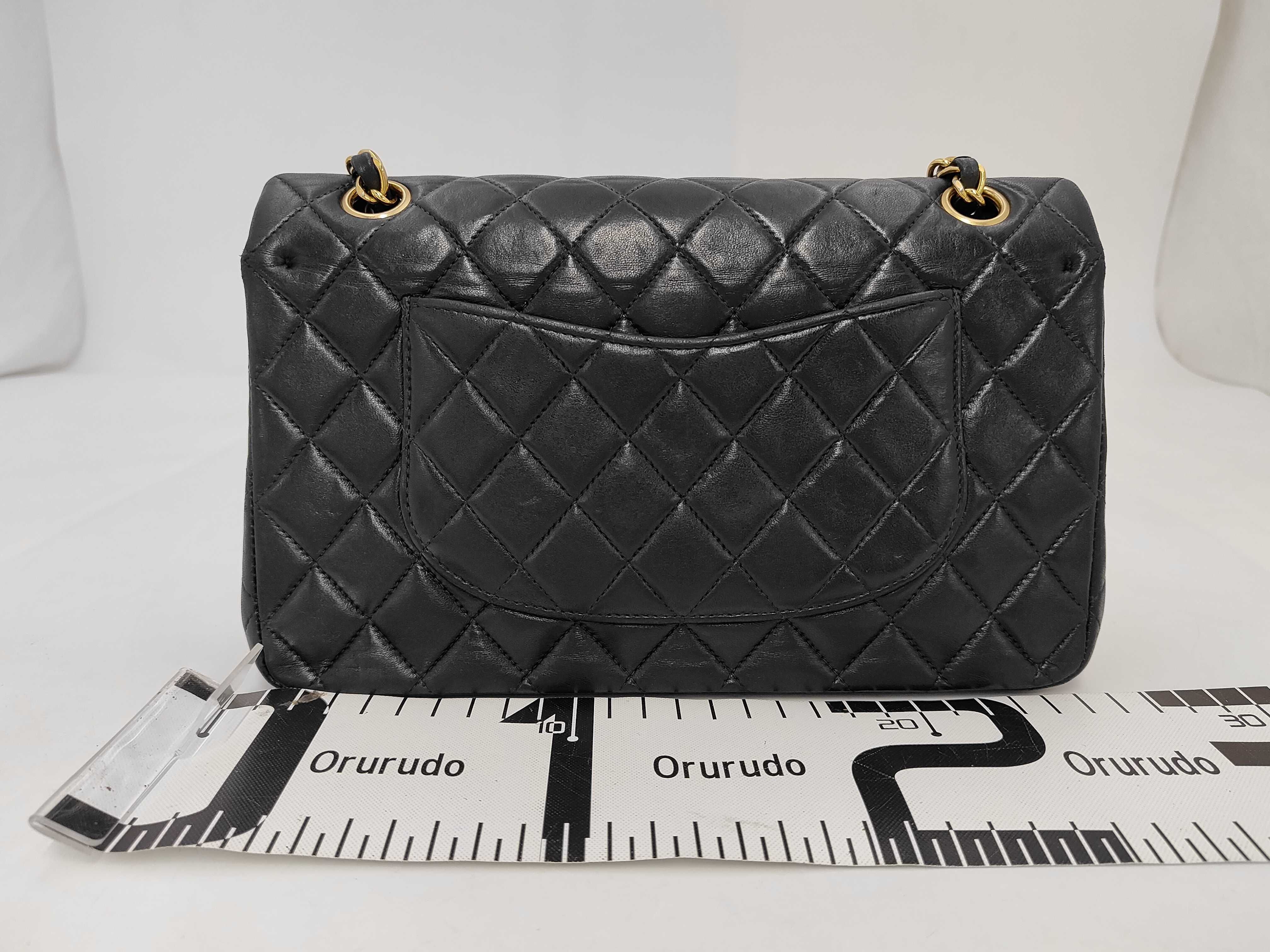 Matelassé 25 Double Flap Double Chain Lambskin Shoulder Bag — view 2