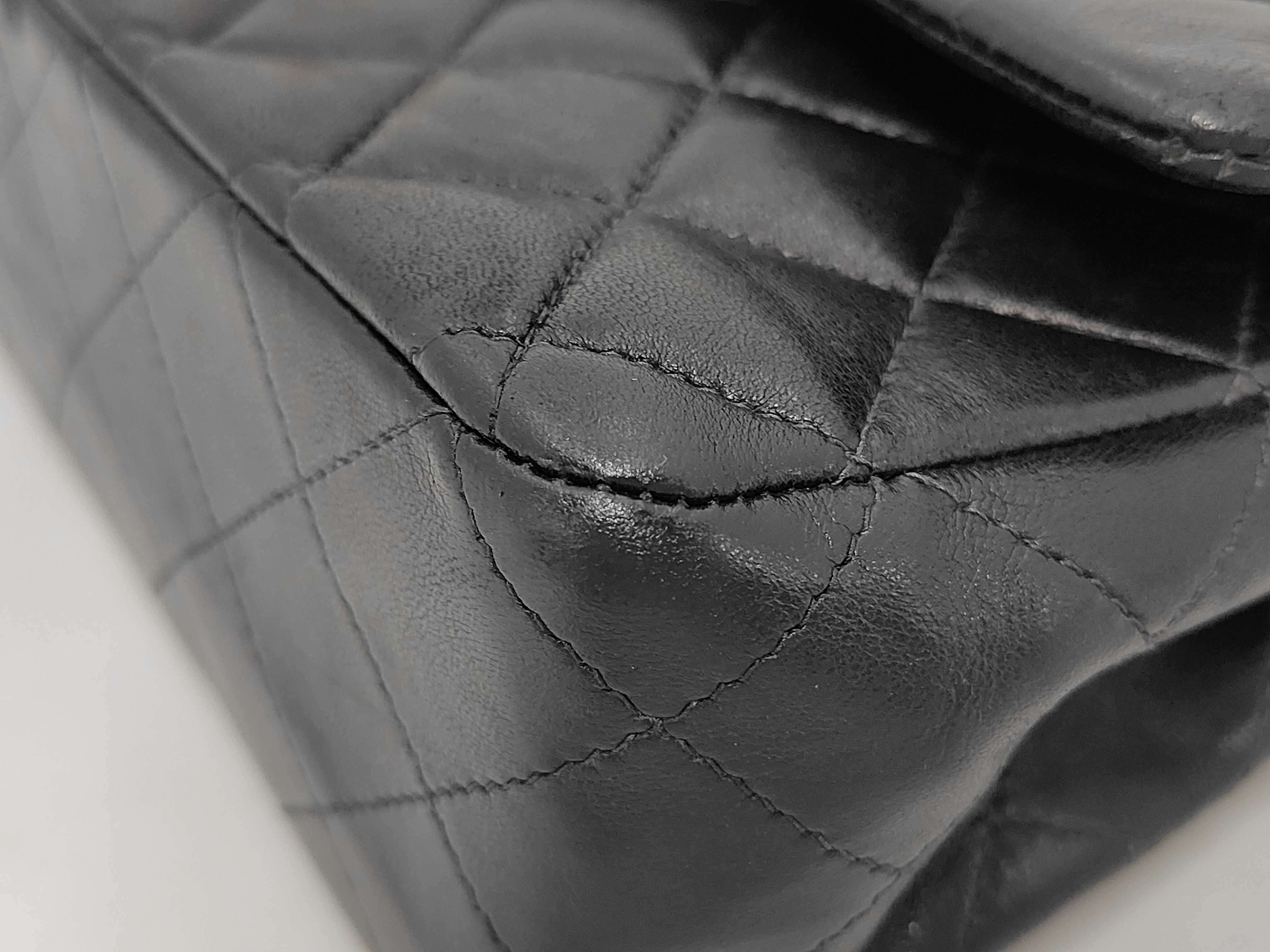 Matelassé 25 Double Flap Double Chain Lambskin Shoulder Bag — view 4