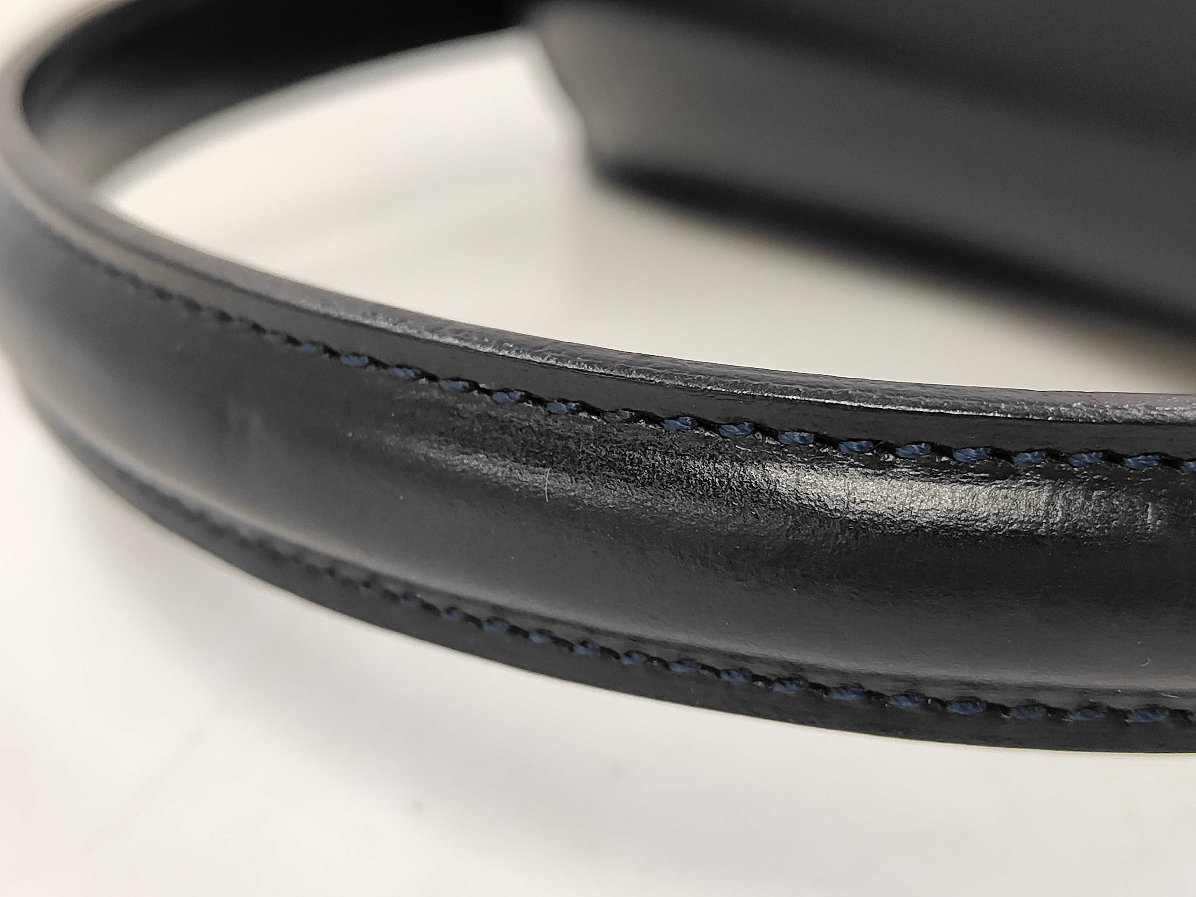 handbag, carriage hardware, black leather bag — view 4