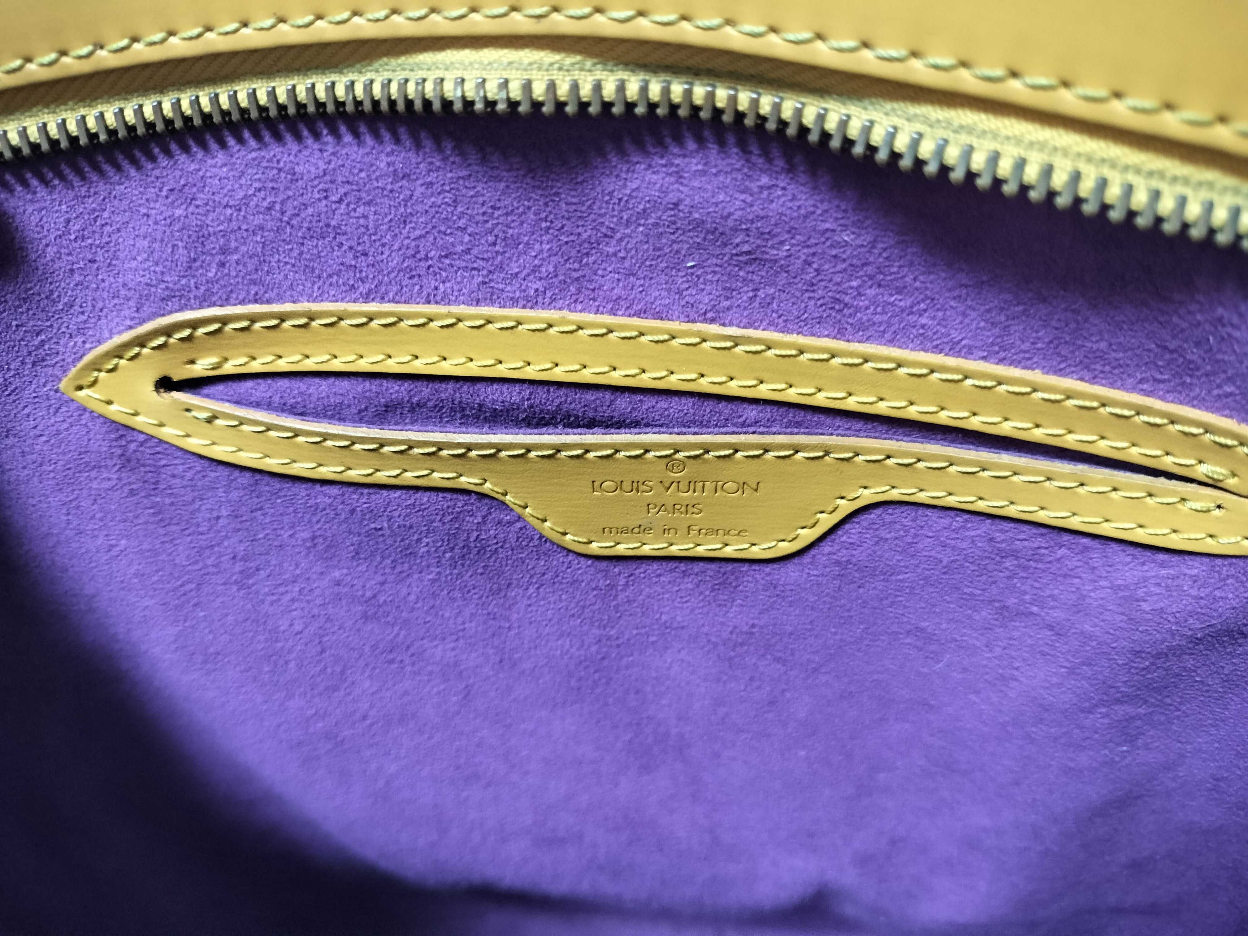 Epi Saint Jacques Yellow Tote Bag — view 12