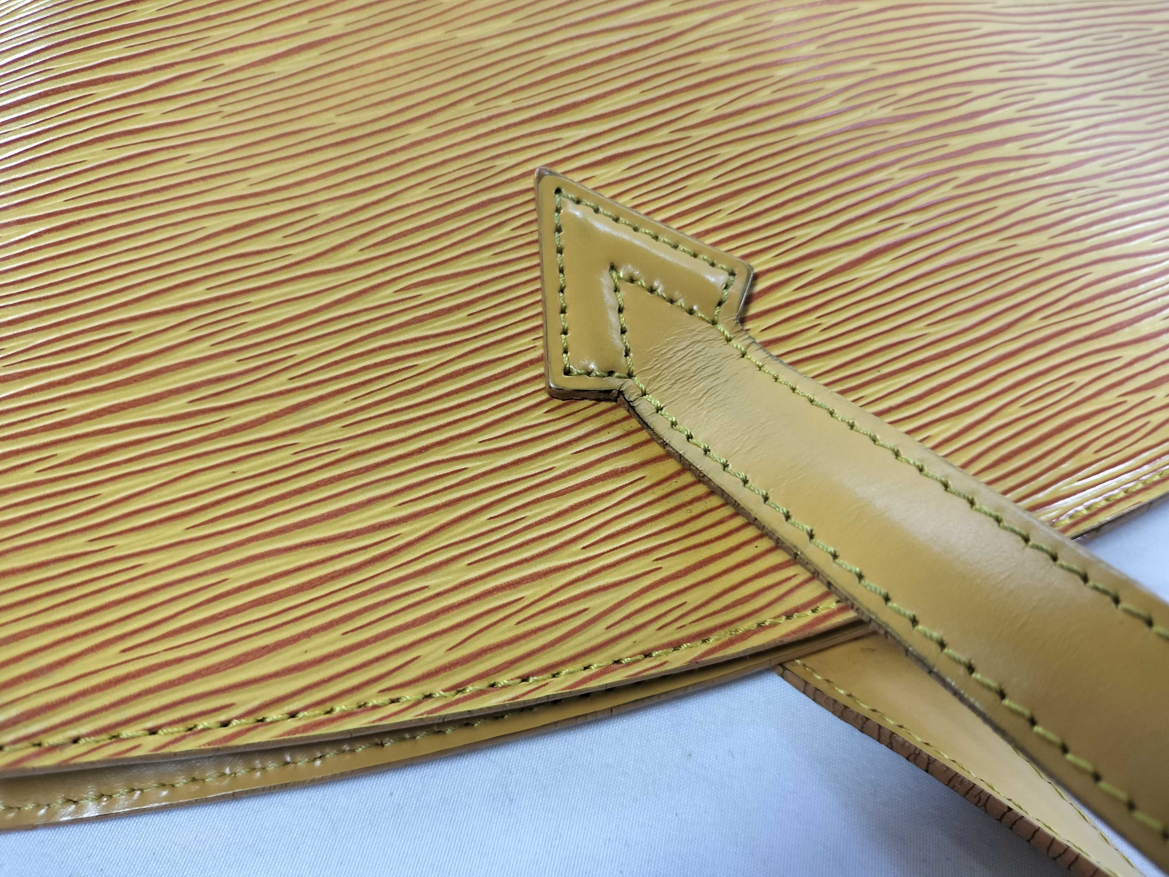 Epi Saint Jacques Yellow Tote Bag — view 5