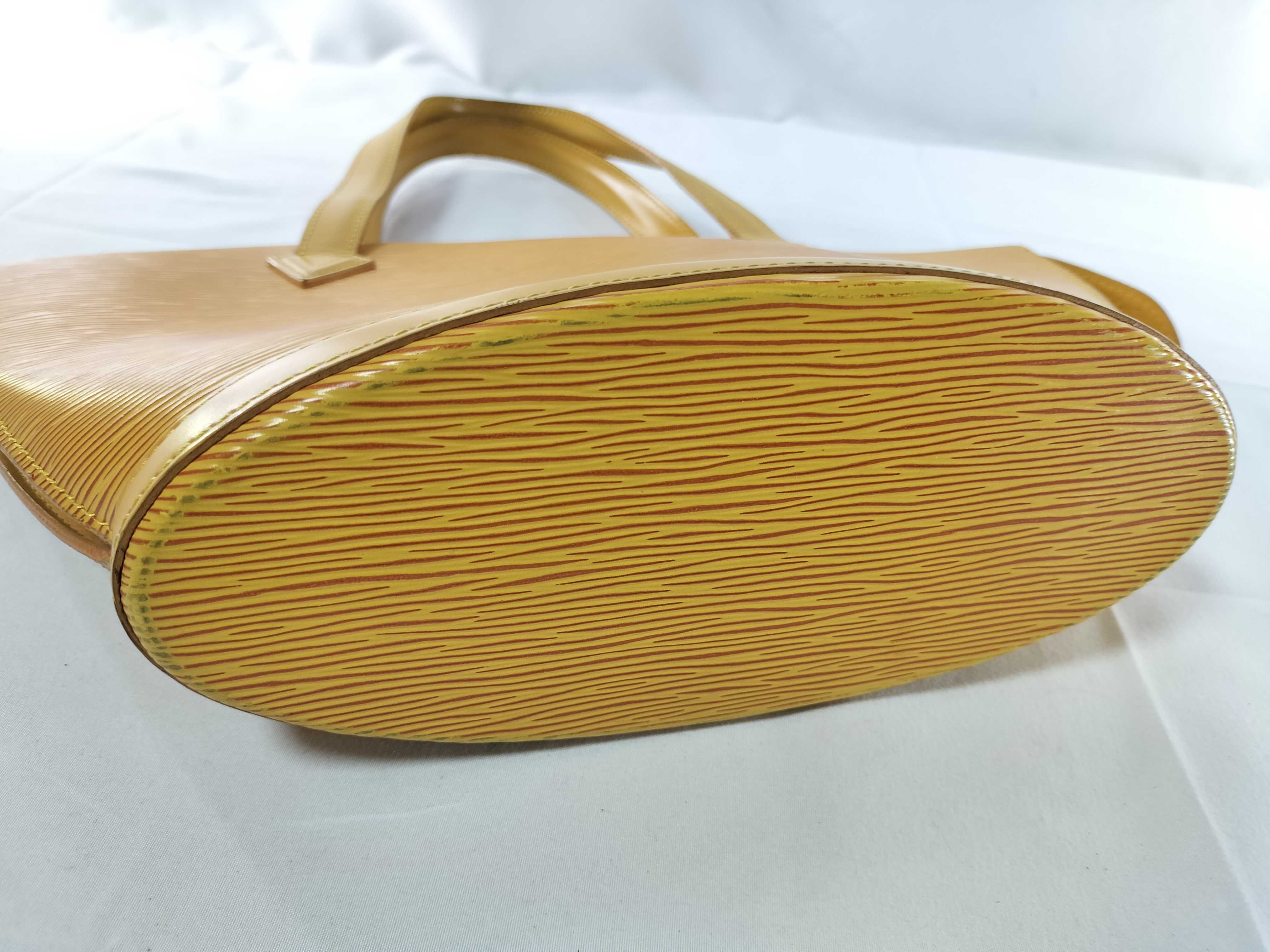 Epi Saint Jacques Yellow Tote Bag — view 8