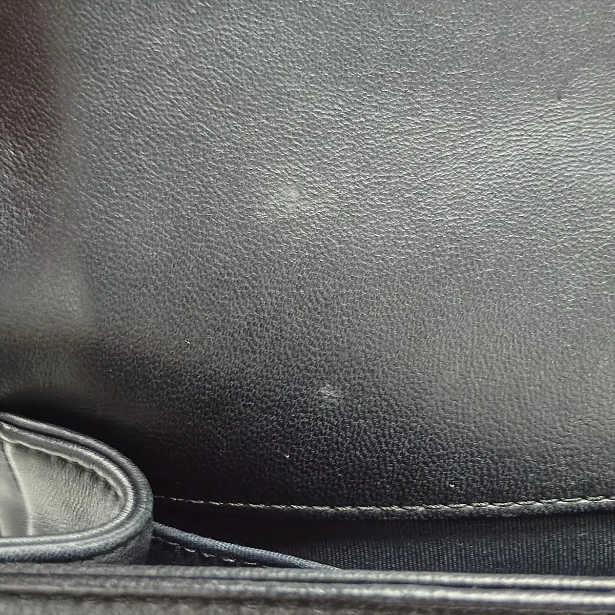 Boy Chanel 25 Lambskin Chain Shoulder Bag, Black with Gunmetal Hardware, 22207133, Serial Number 22, A67086 — view 10