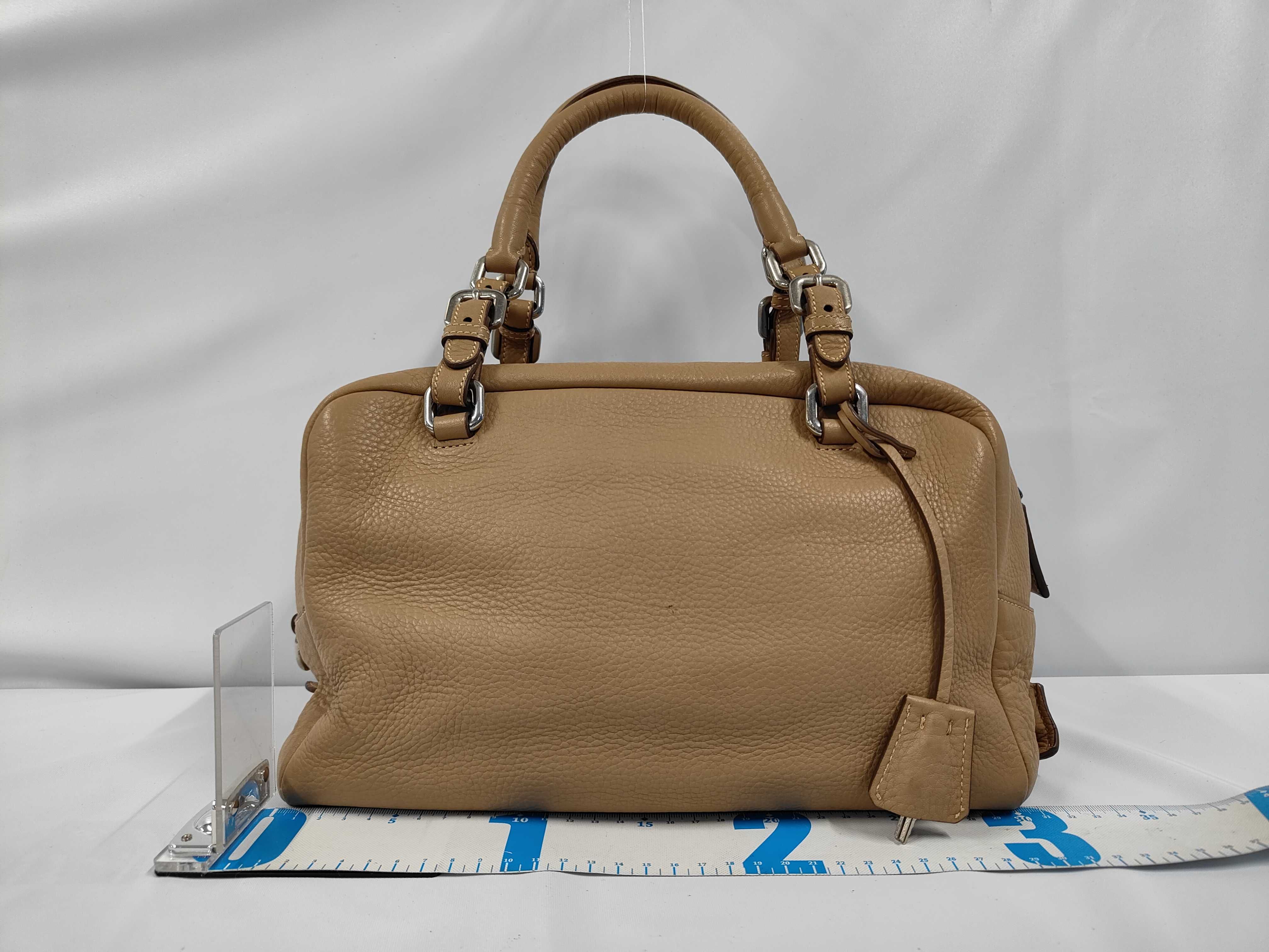 leather bag, brown, BR3091, tote bag — view 2