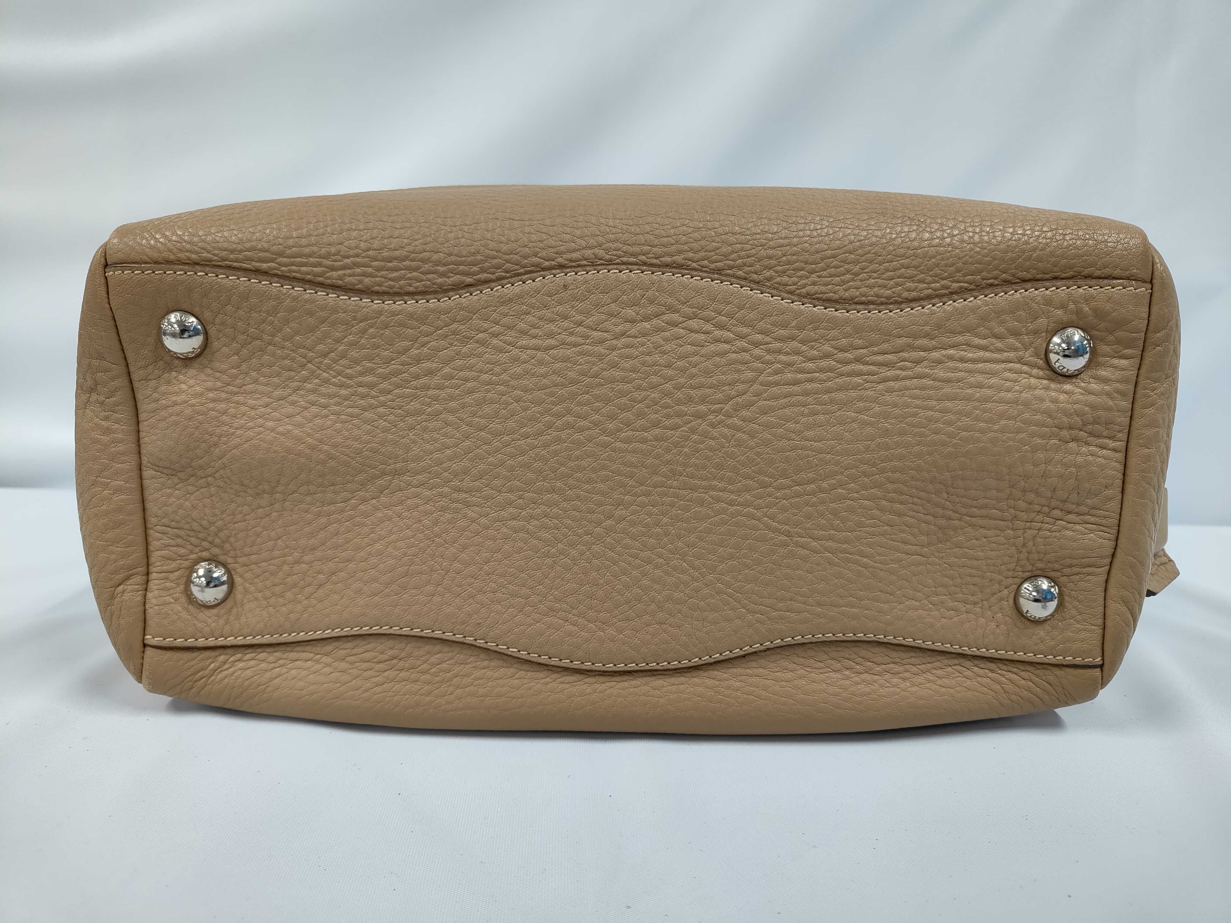 leather bag, brown, BR3091, tote bag — view 3