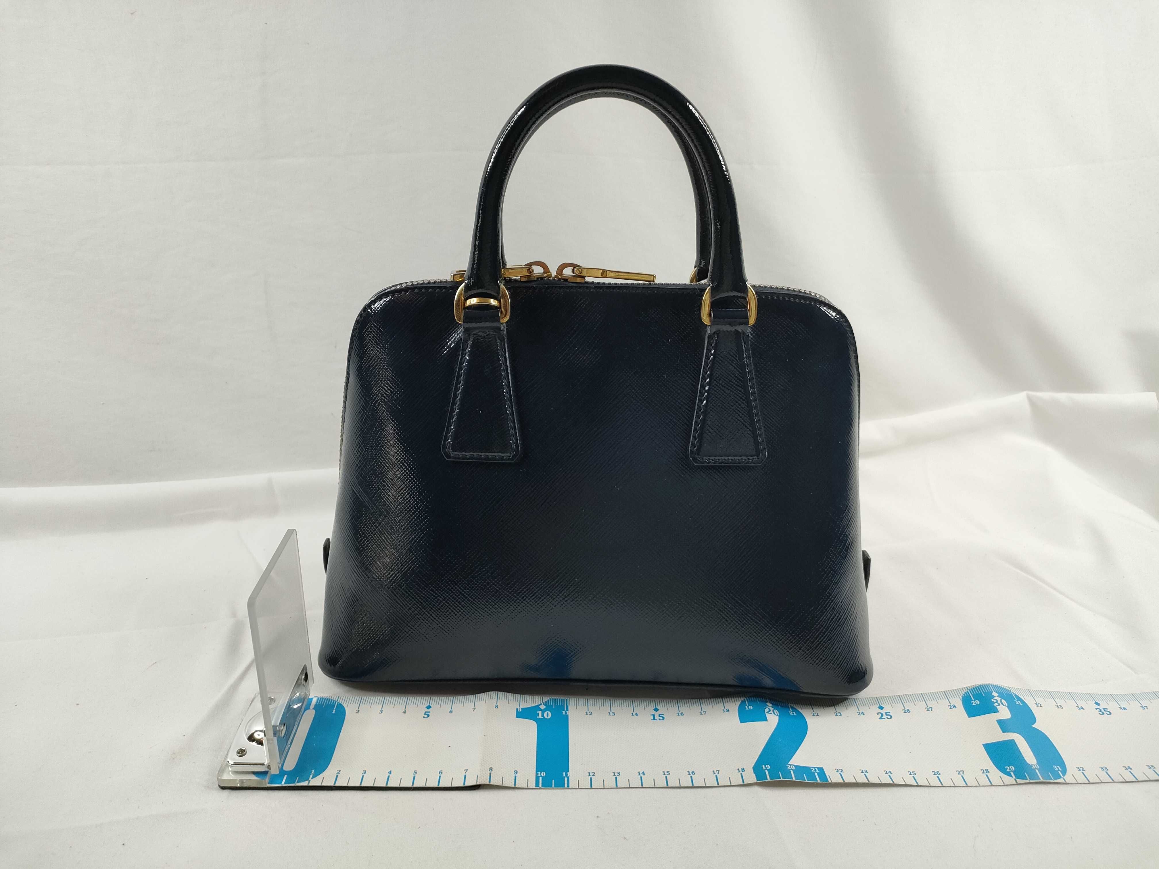 Saffiano Lux Promenade Leather 2-Way Handbag — view 2
