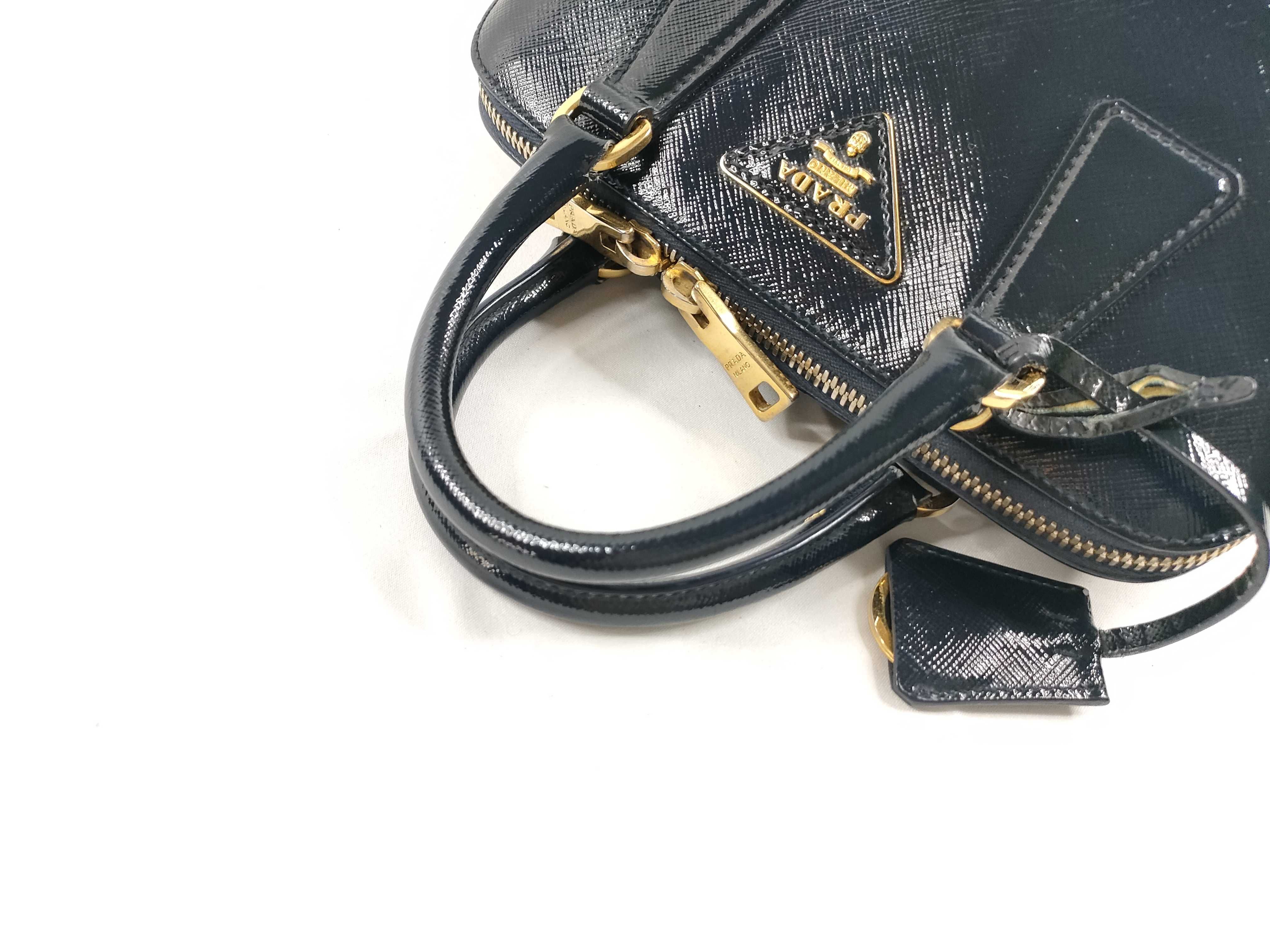 Saffiano Lux Promenade Leather 2-Way Handbag — view 6