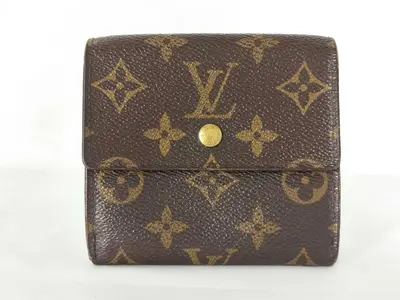 Monogram Double Snap Wallet