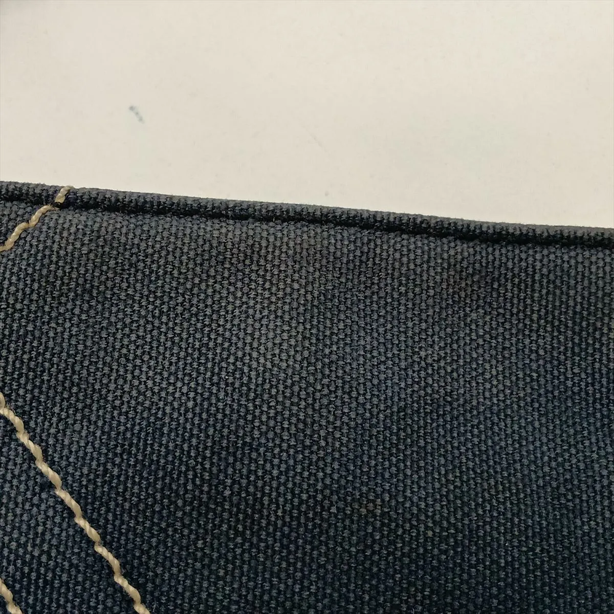 No. 5 Canvas x Leather Tote Bag, Navy, Silver Hardware, 9628512, Series 9 — view 10