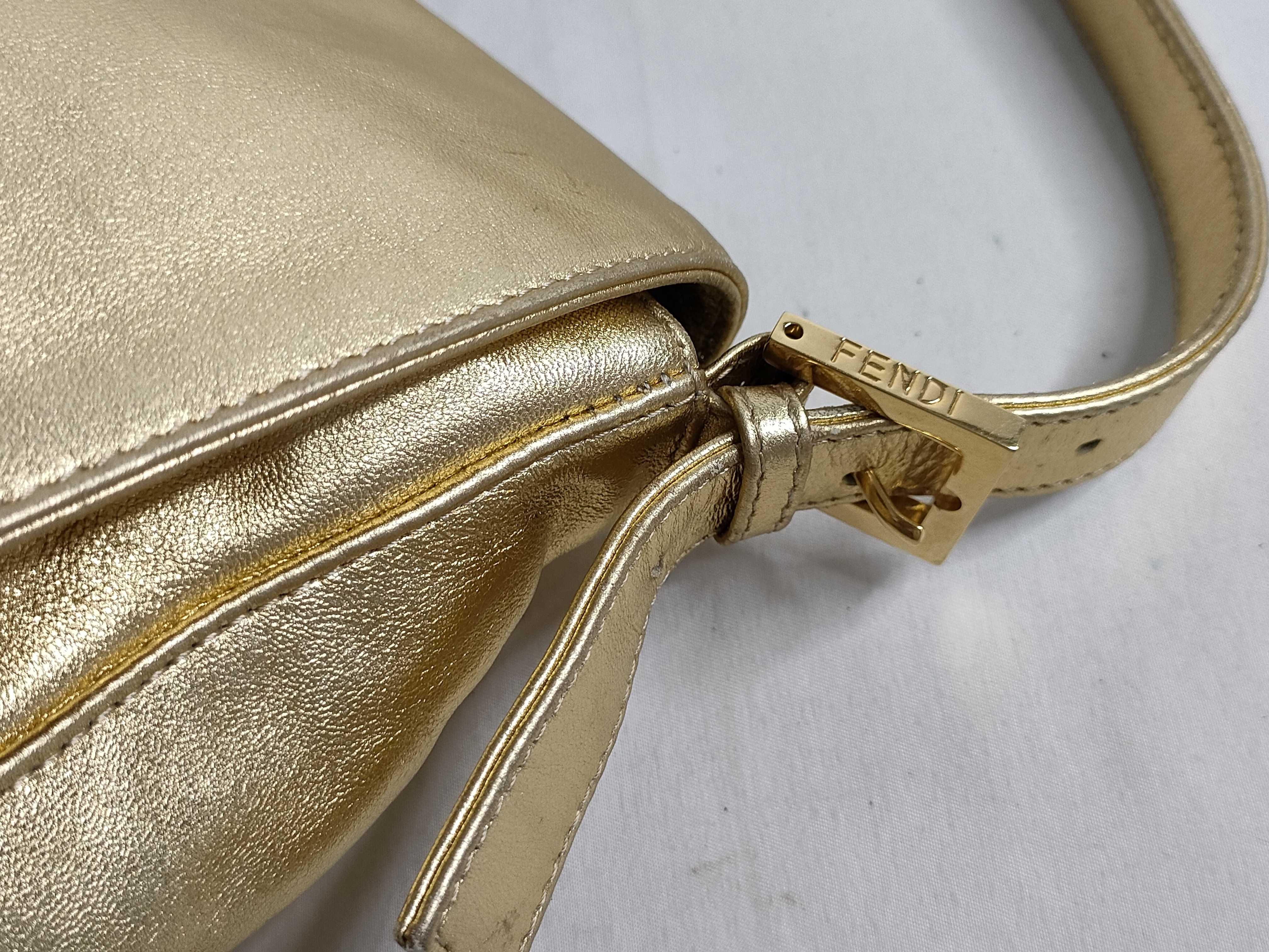 Mamma Fendi Mamma Bucket Rhinestone Gold Handbag 2211・26325・009 — view 5