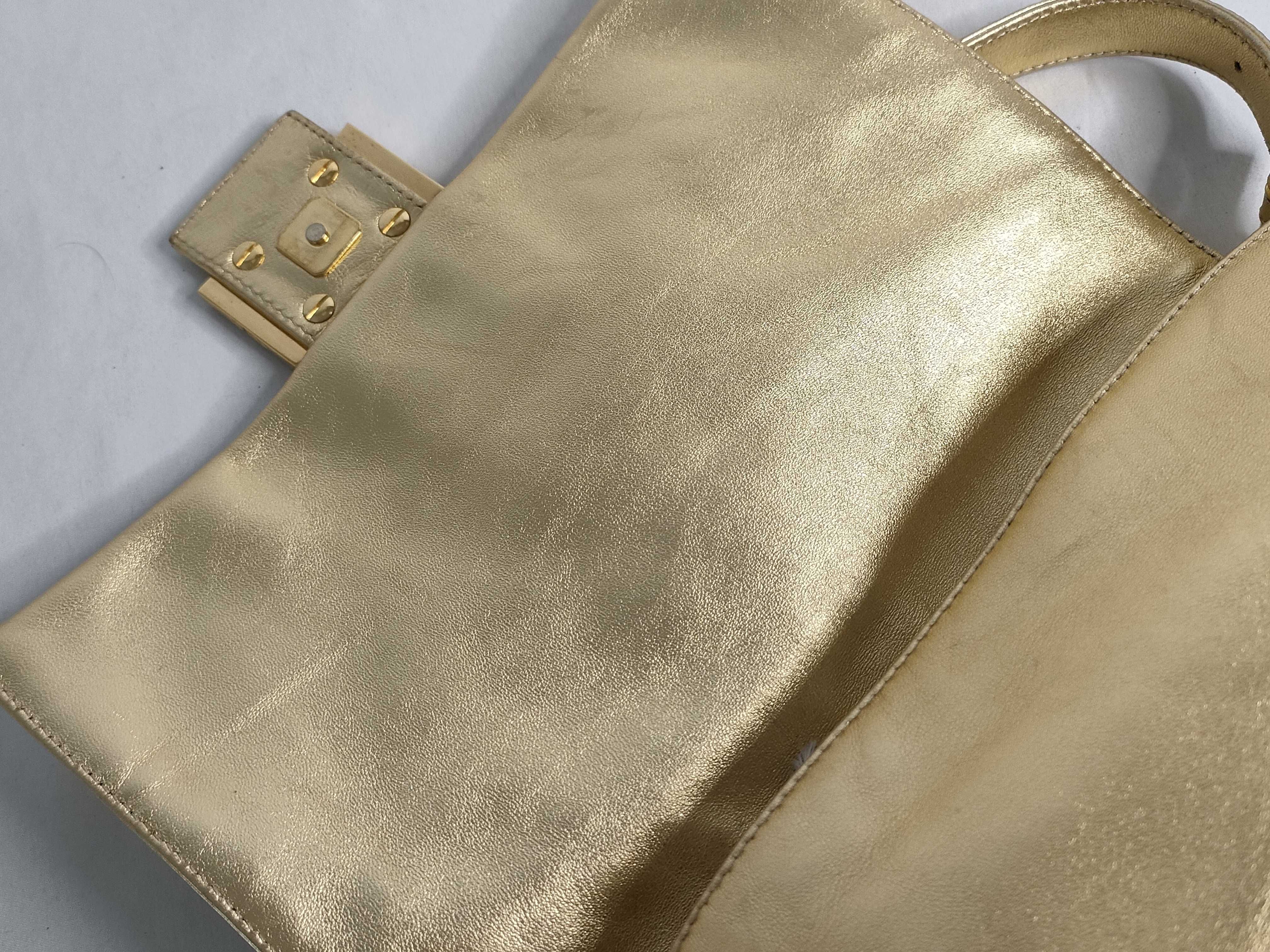 Mamma Fendi Mamma Bucket Rhinestone Gold Handbag 2211・26325・009 — view 8
