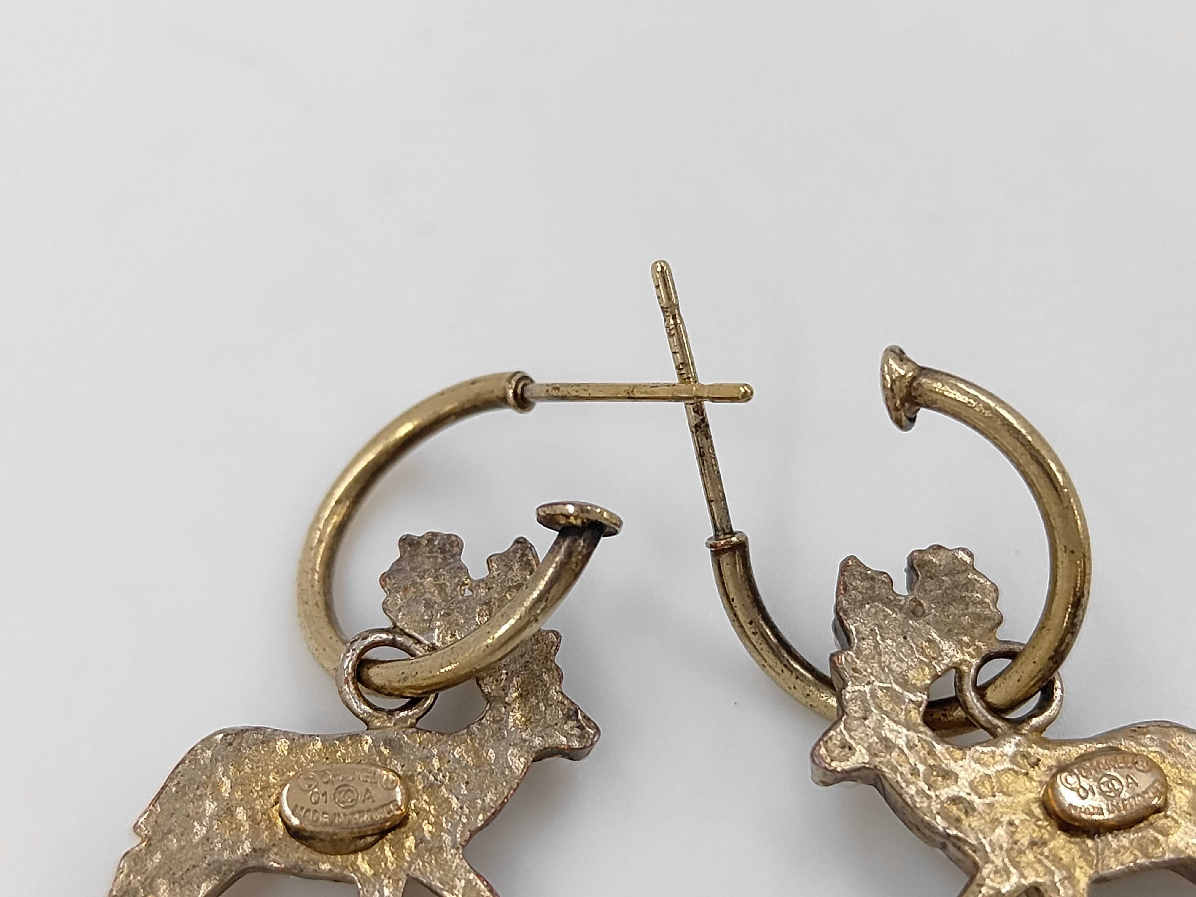 Reindeer Earrings 01A (with original packaging and box) — view 5