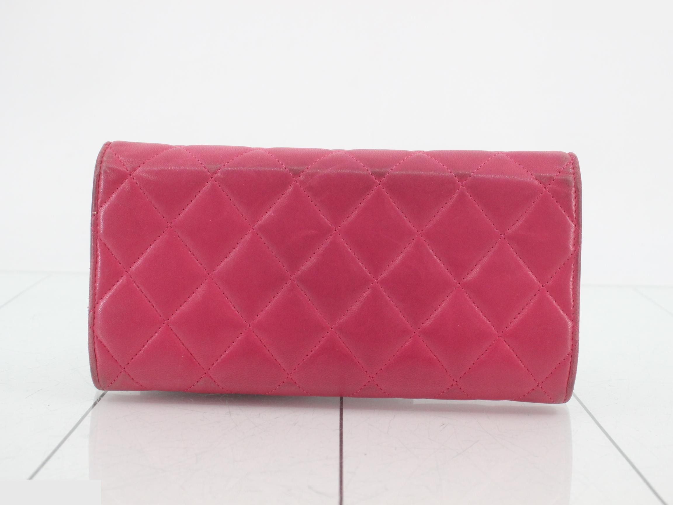 Matelassé long wallet — view 2