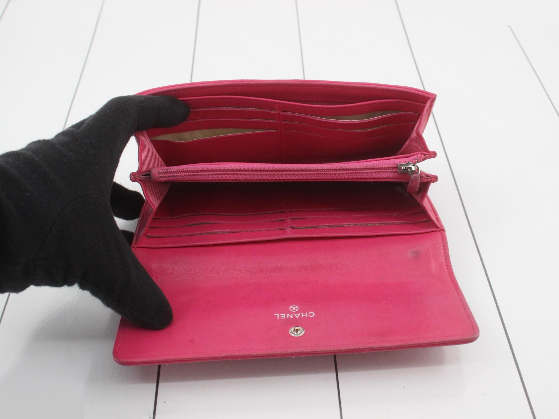 Matelassé long wallet — view 4
